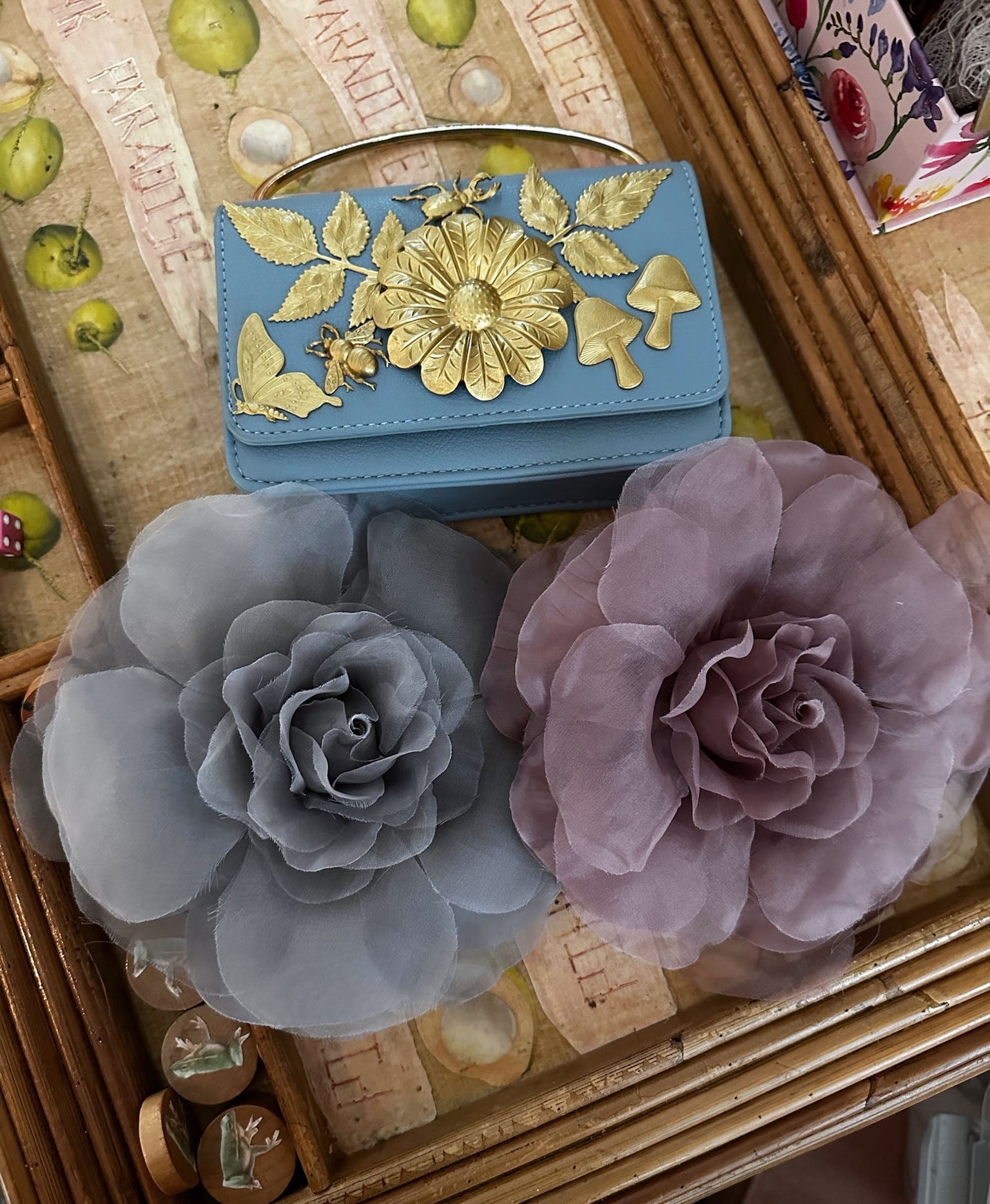 THE GRAND MYRON ROSE CLIP Clips & Barrettes Epona Valley