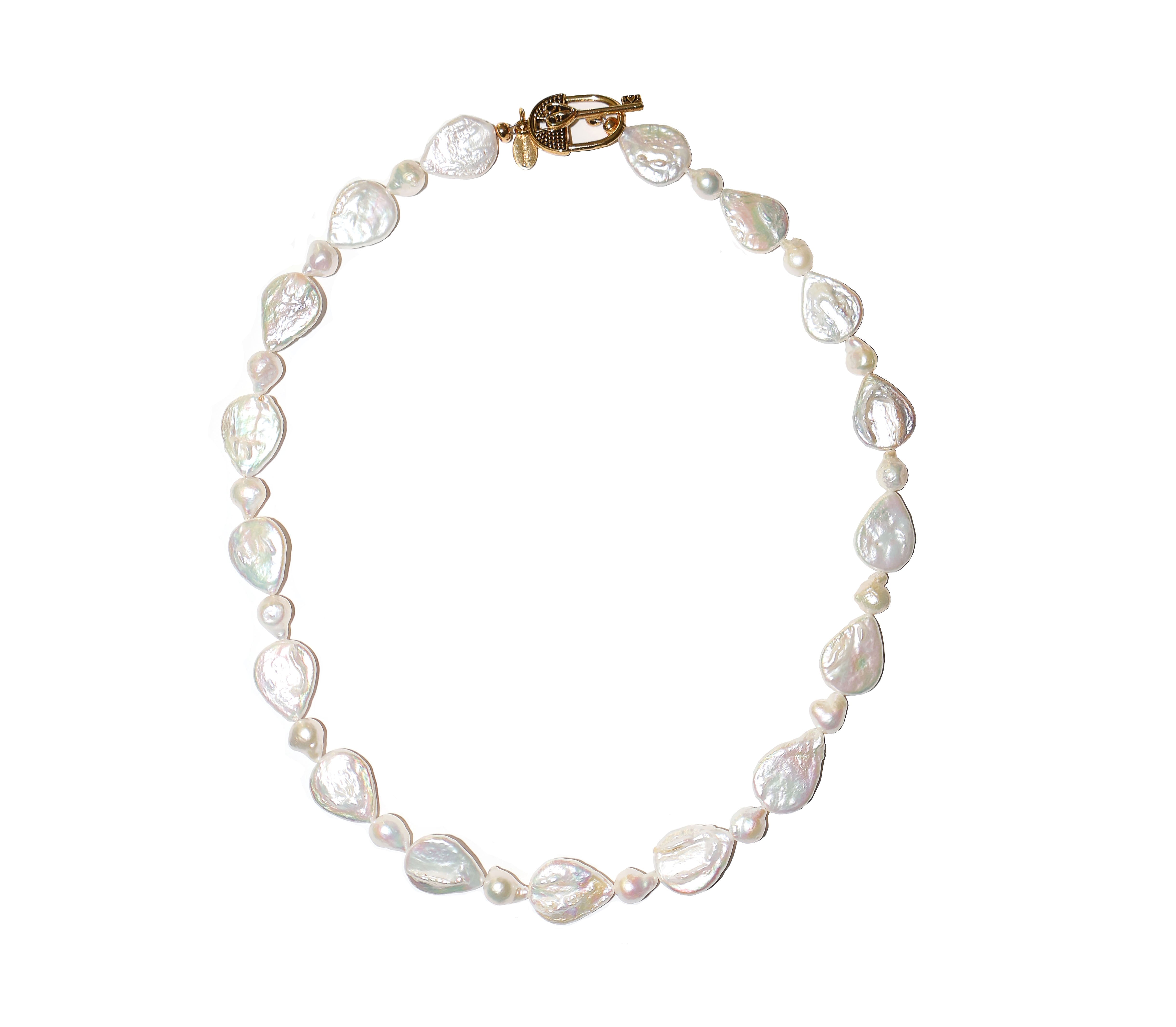 LARMES BAROQUE FRESHWATER PEARL NECKLACE Necklaces Epona Valley