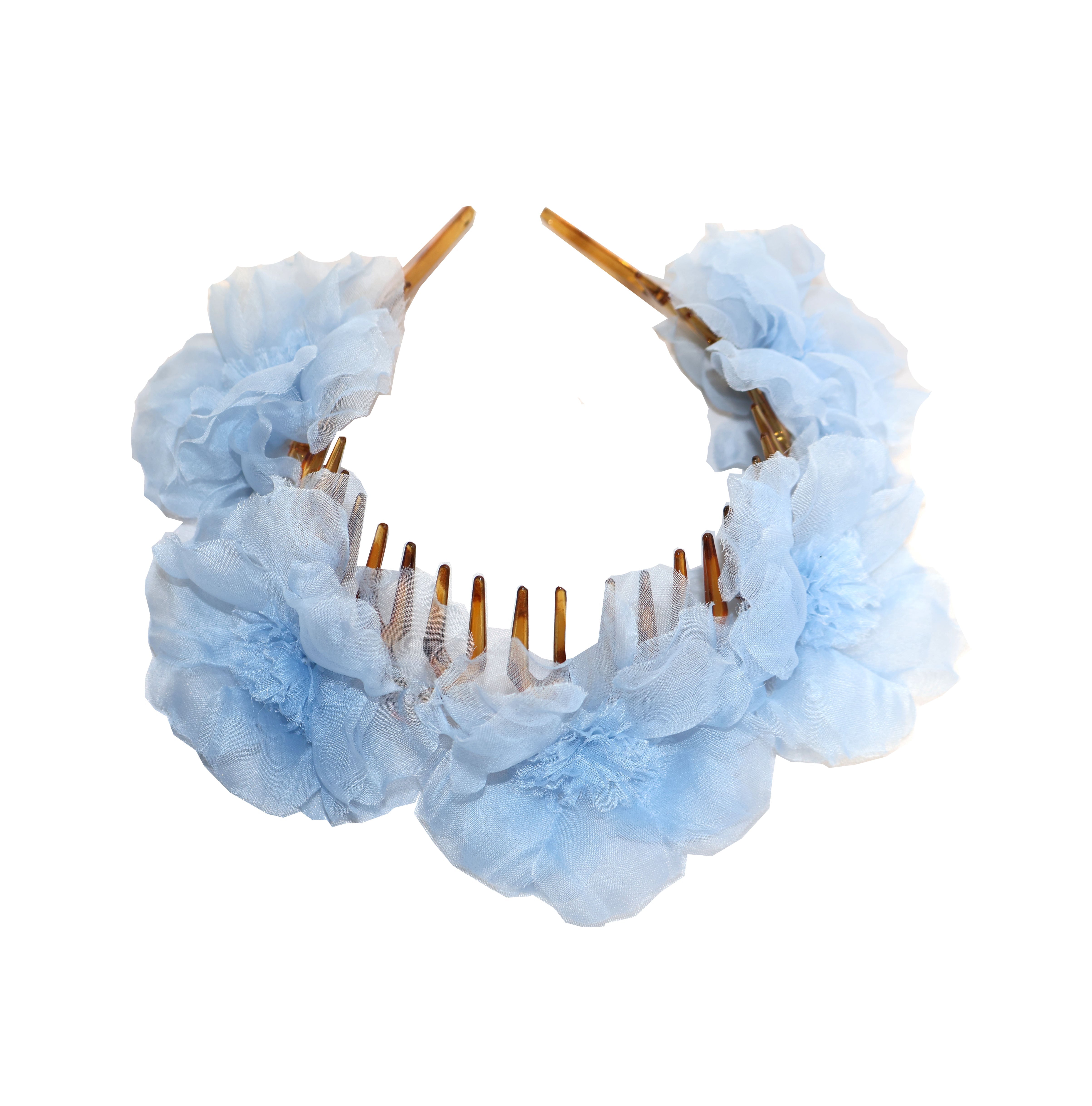 FLAMING JUNE HEADBAND Headbands & Crowns Epona Valley BLUE PORCELAIN