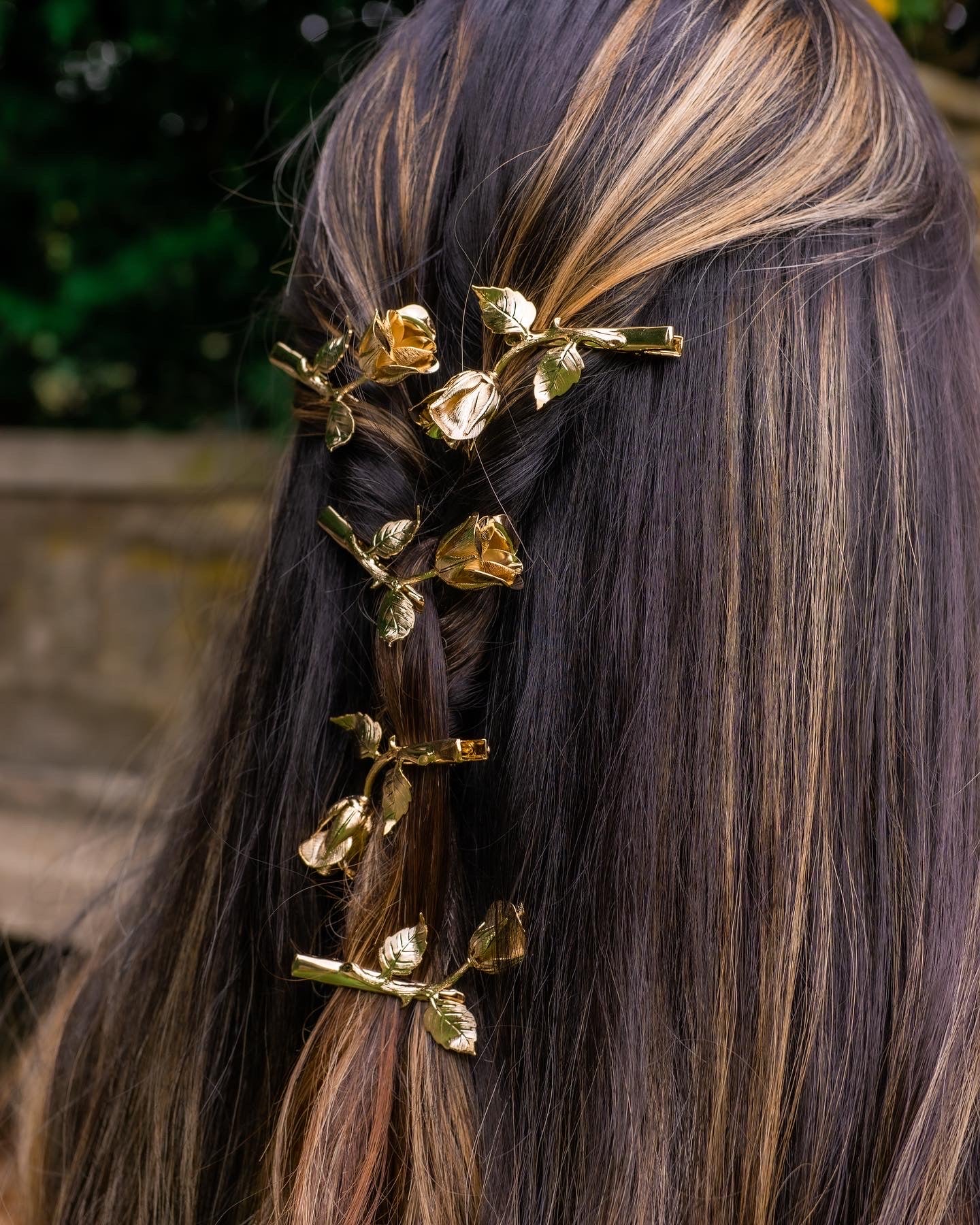 FIELD OF ROSES HAIR CLIP - Epona Valley | Luxury Hair Accessories | Bridal Accessories | Made In NYC