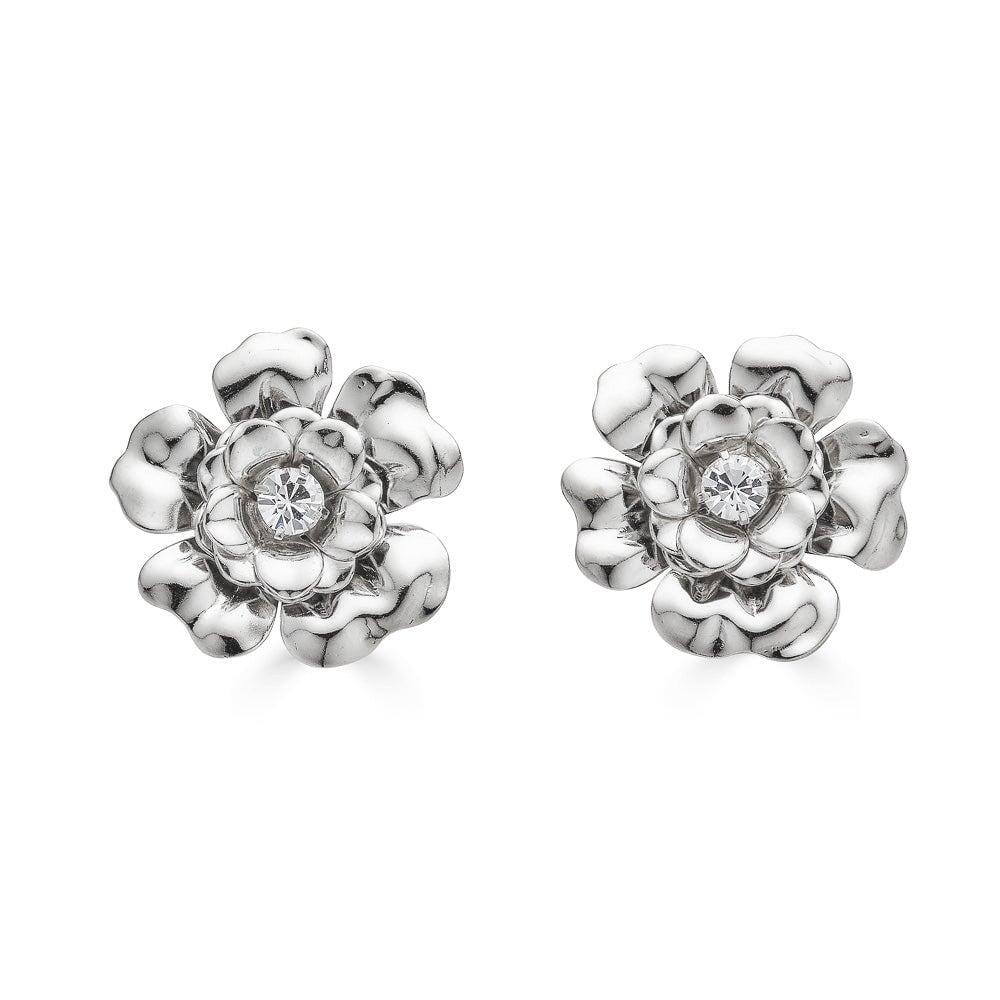 CYGNET SWAROVSKI EARRINGS Earrings Epona Valley SILVER