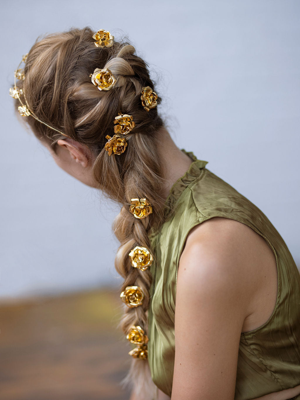 FIELD OF ROSES CLIP SET - Epona Valley | Luxury Hair Accessories | Bridal Accessories | Made In NYC