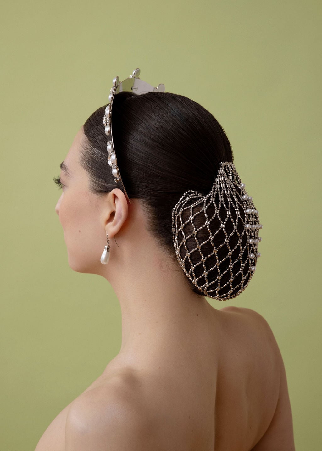 IMPERIAL SNOOD WITH PEARLS Epona Valley