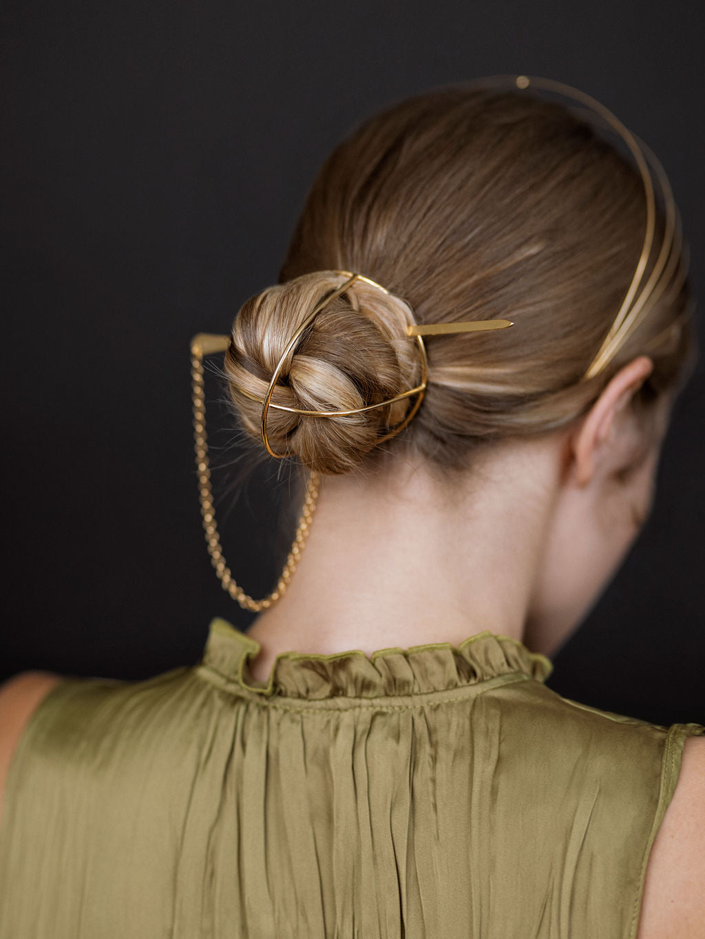 SAINT GERMAINE BUN CAGE - Epona Valley | Luxury Hair Accessories | Bridal Accessories | Made In NYC