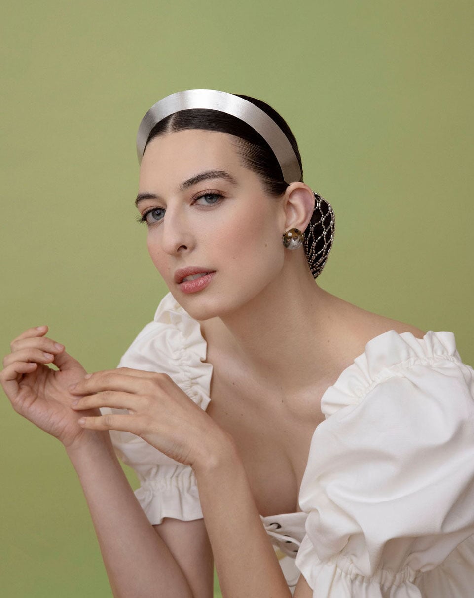 IMPERIAL SNOOD WITH PEARLS Epona Valley