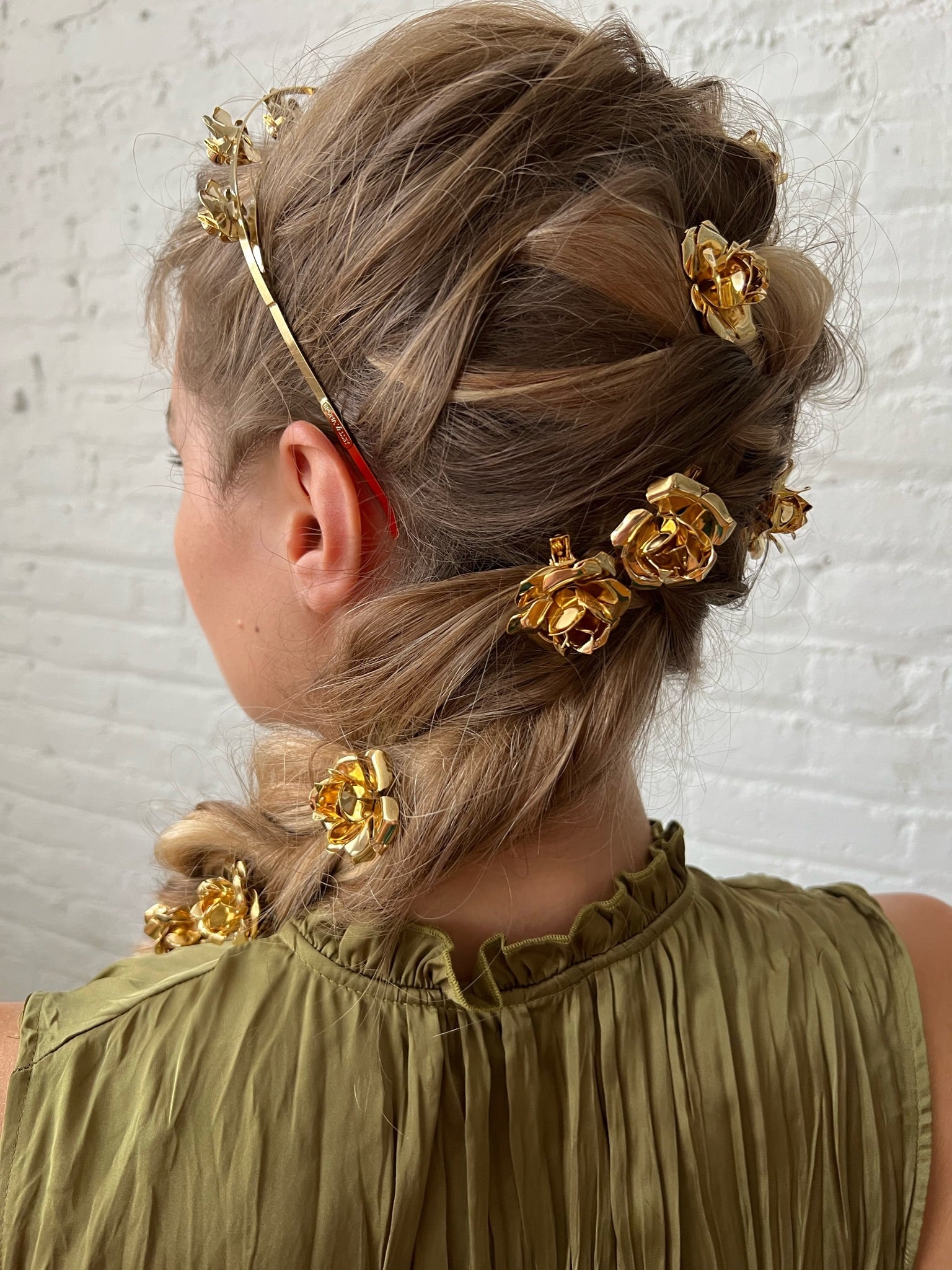 FIELD OF ROSES CLIP SET - Epona Valley | Luxury Hair Accessories | Bridal Accessories | Made In NYC