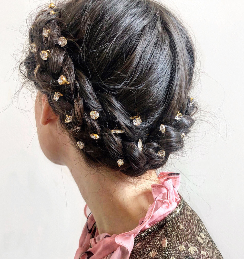 STAR DOT BOBBY SET - Epona Valley | Luxury Hair Accessories | Bridal Accessories | Made In NYC