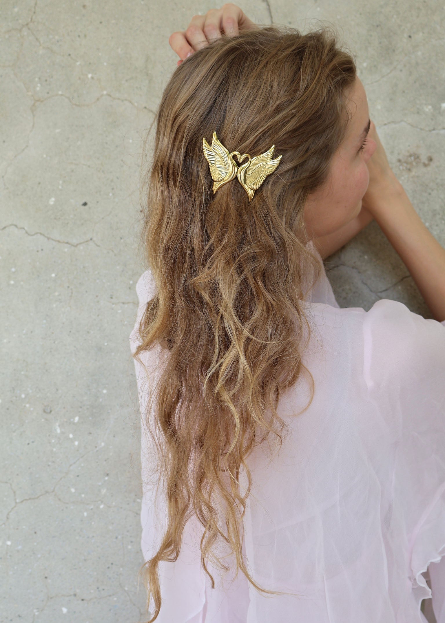 KATINKA SWAN BARRETTE Clips & Barrettes Epona Valley 