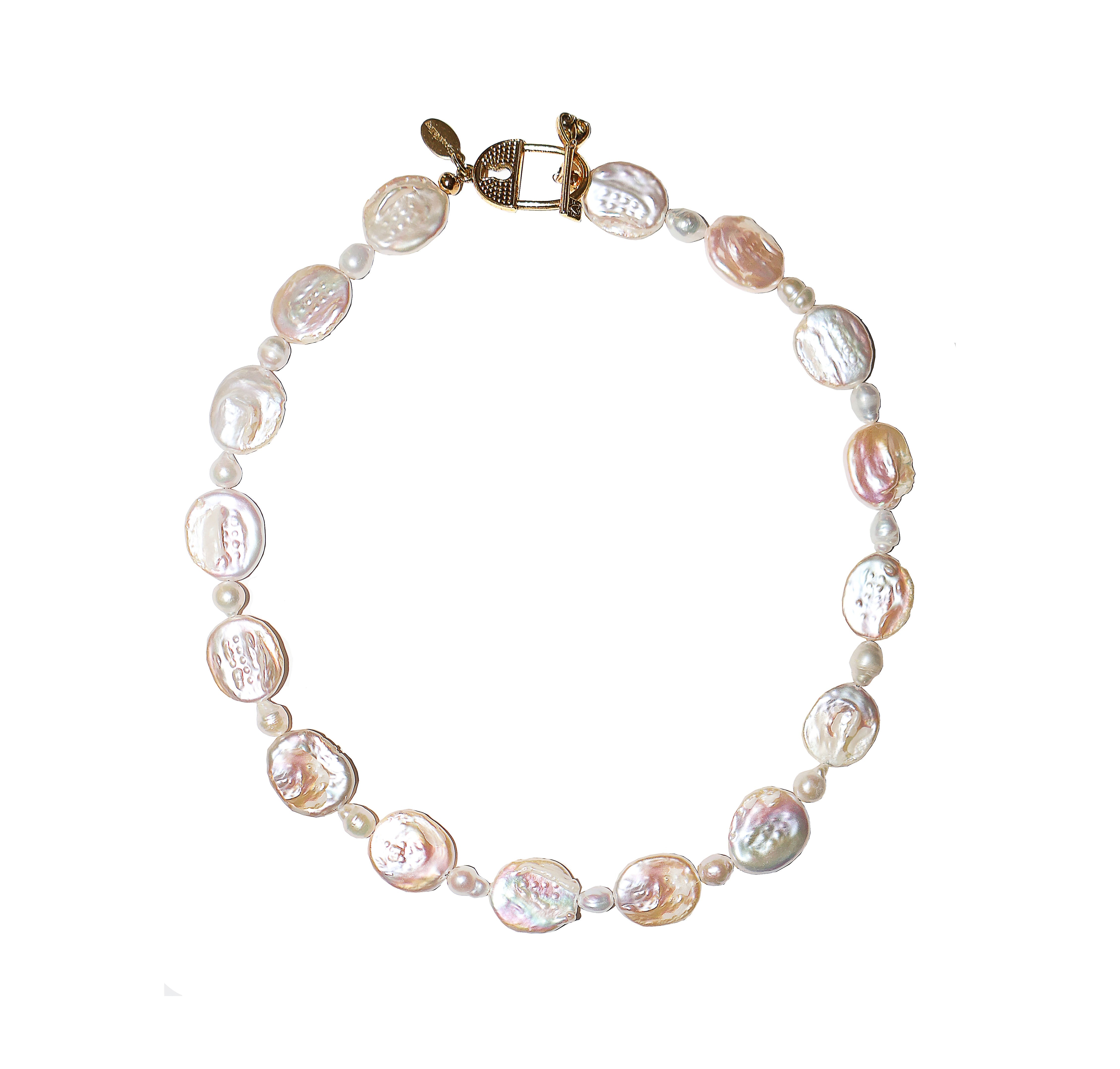 DAPHNE BAROQUE FRESHWATER PEARL NECKLACE Necklaces Epona Valley 