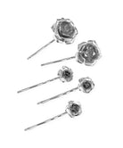 FIELD OF ROSES BOBBY SET Hair Accessories Epona Valley *PRE-ORDER* SILVER 