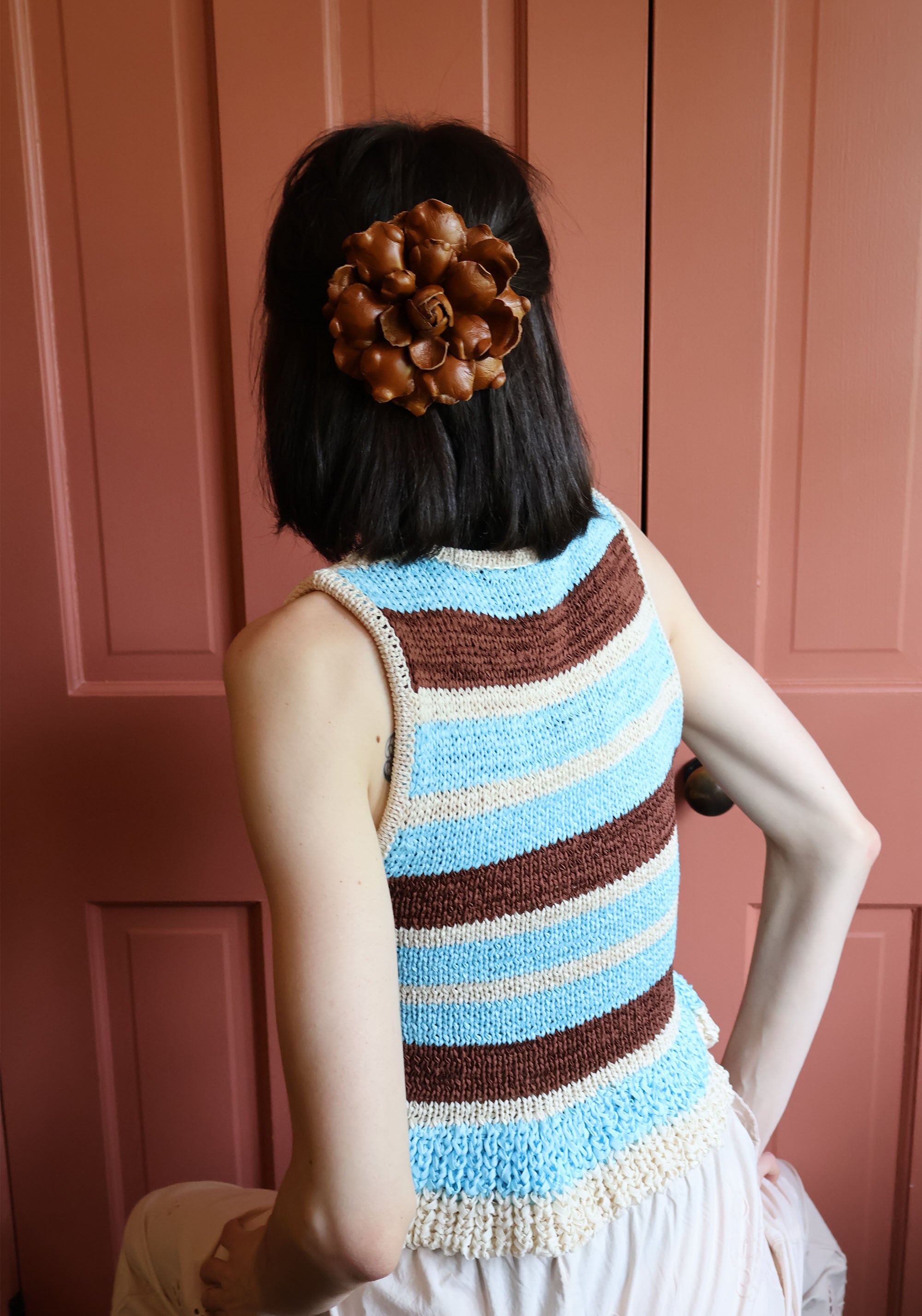 WOODLAND GARDENIA GRANDE BARRETTE Bun & Pony Epona Valley 