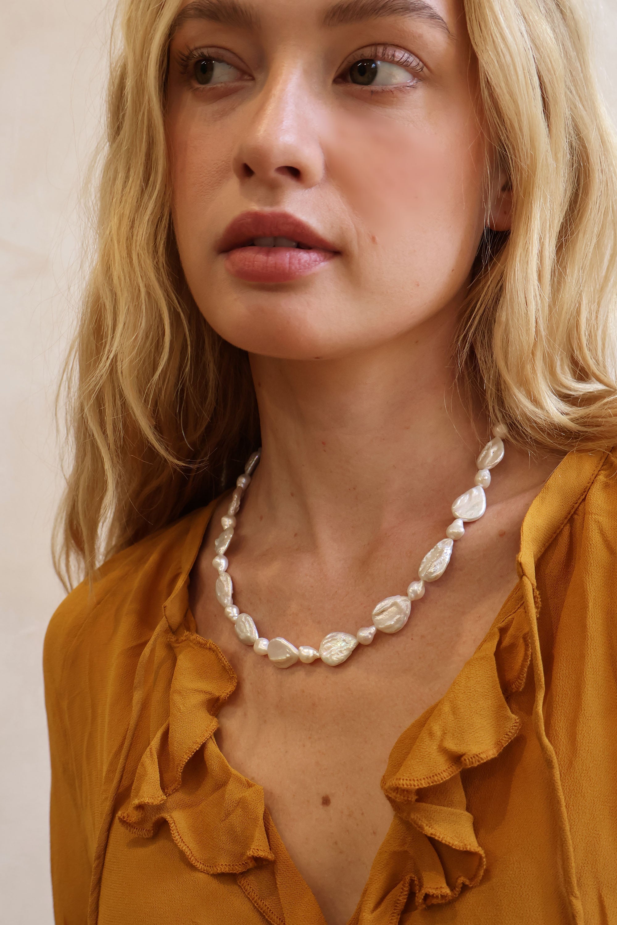 LARMES BAROQUE FRESHWATER PEARL NECKLACE Necklaces Epona Valley 