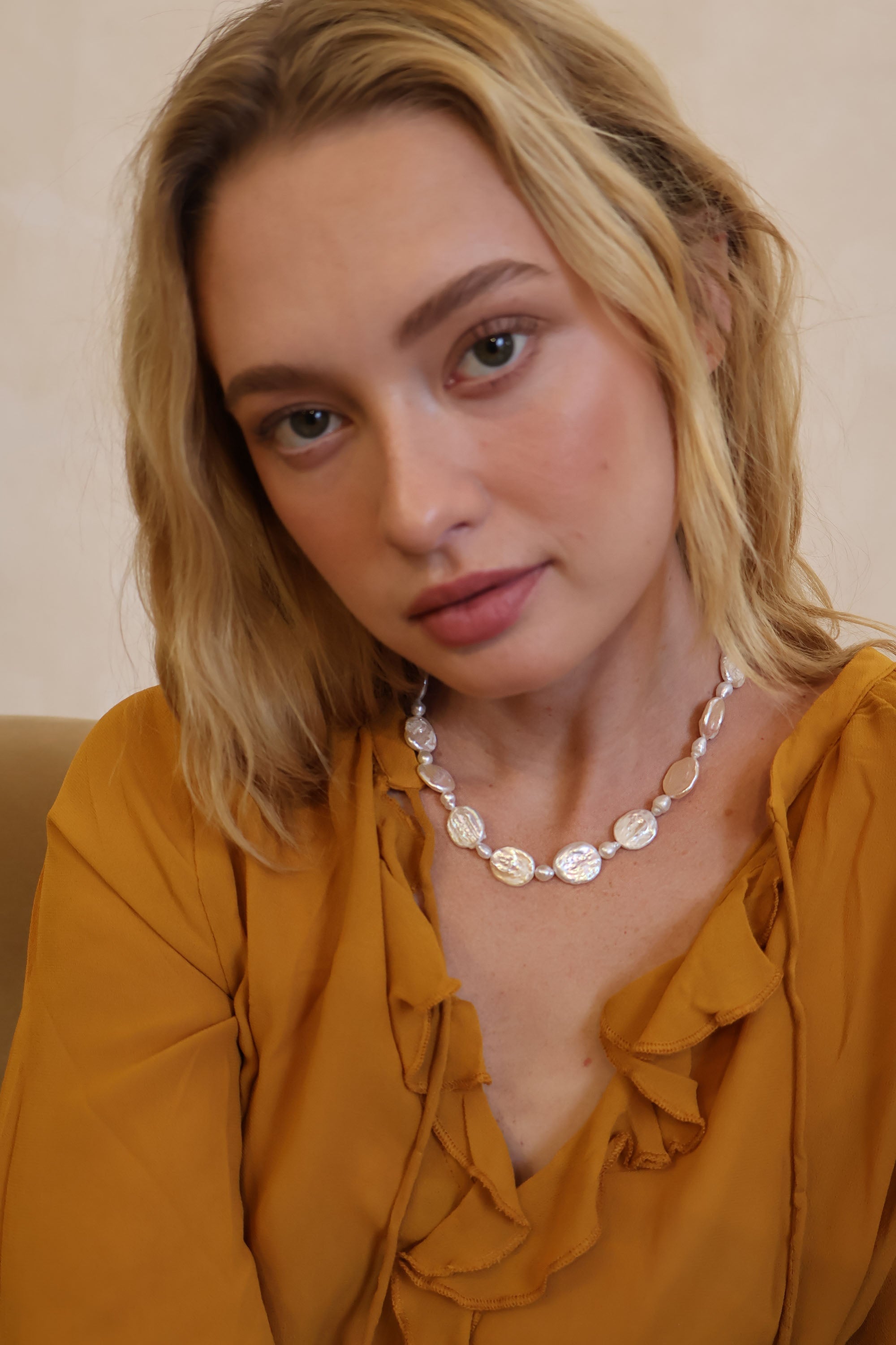 DAPHNE BAROQUE FRESHWATER PEARL NECKLACE Necklaces Epona Valley 