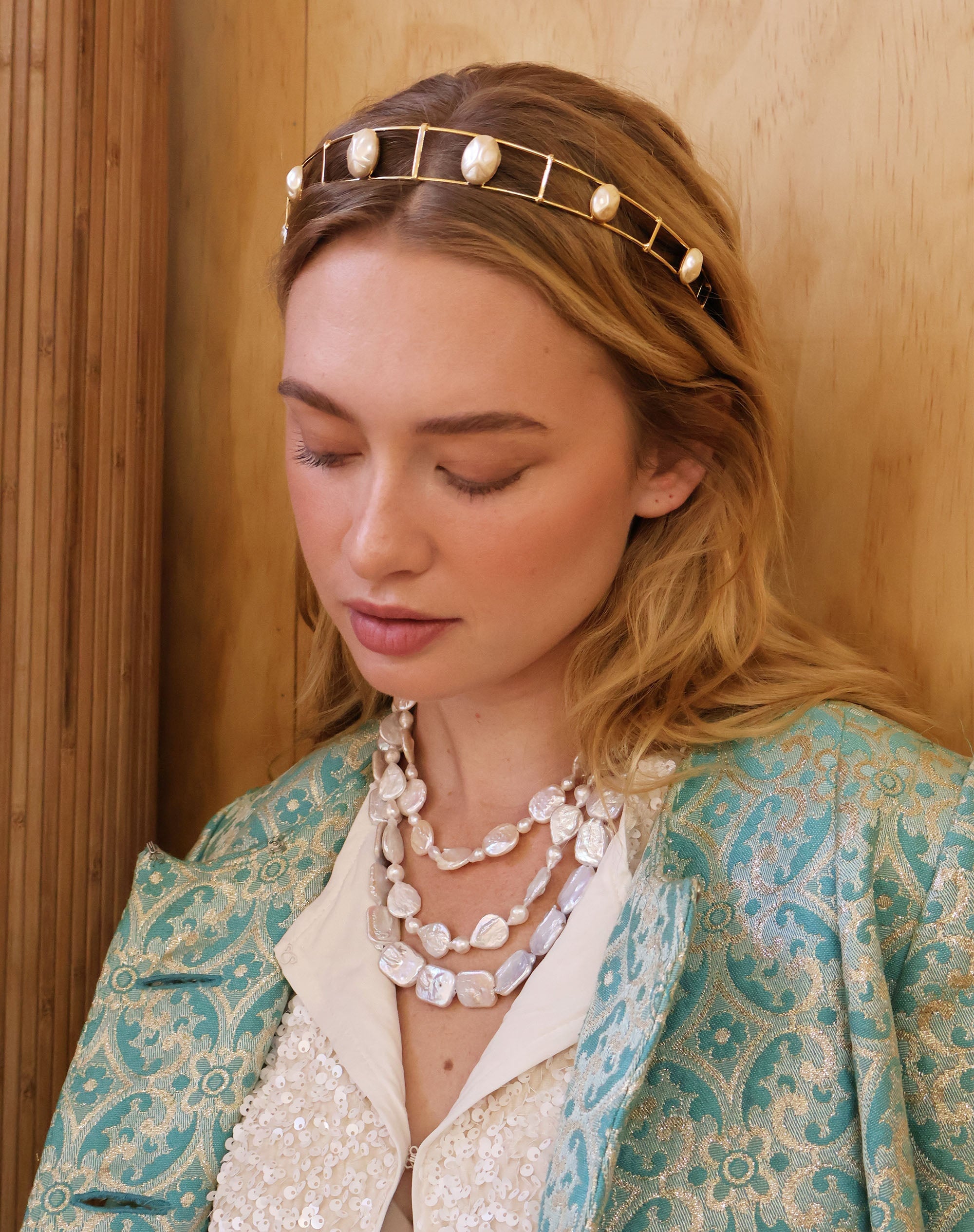 AVELINE BAROQUE FRESHWATER PEARL NECKLACE Necklaces Epona Valley 