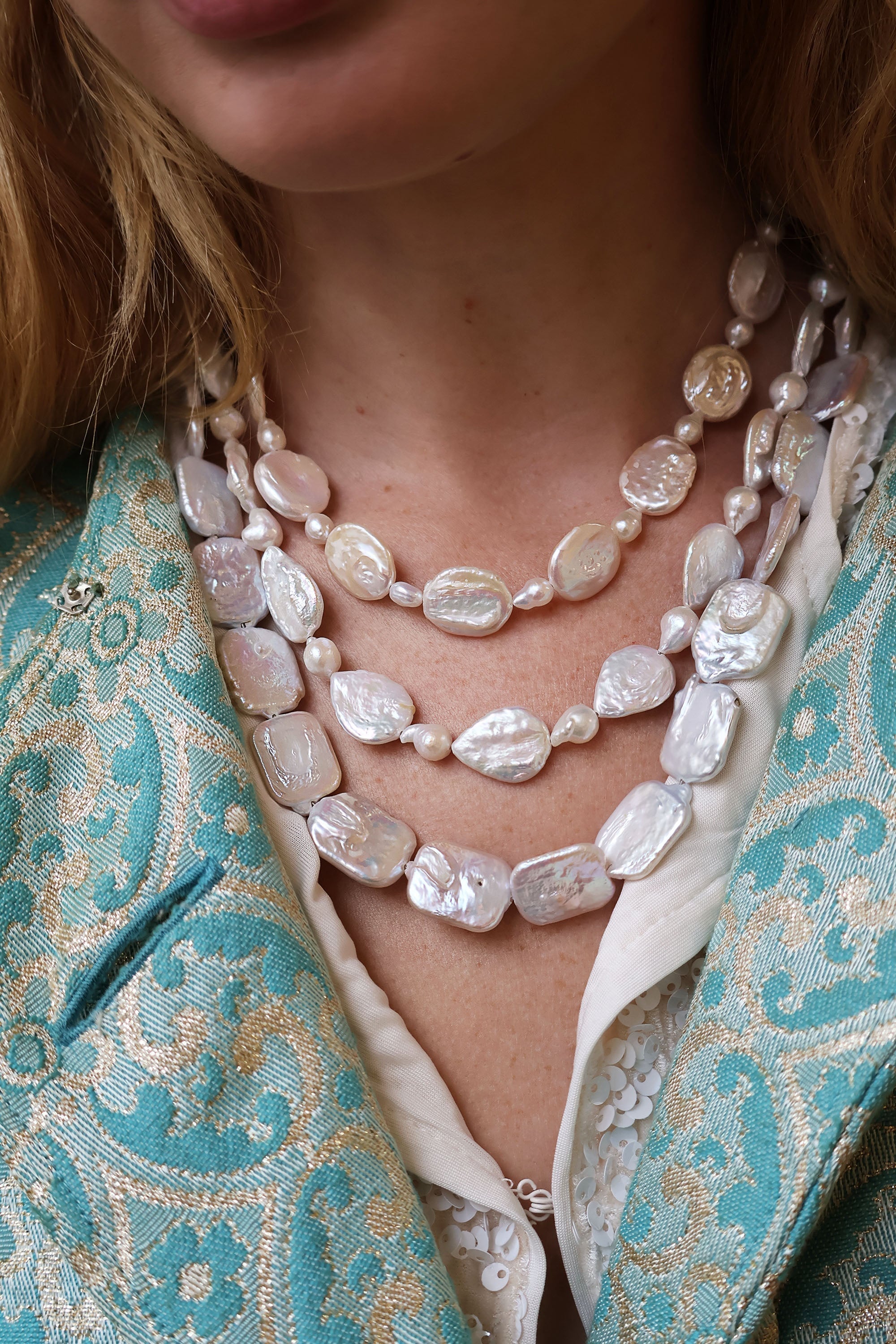 DAPHNE BAROQUE FRESHWATER PEARL NECKLACE Necklaces Epona Valley 