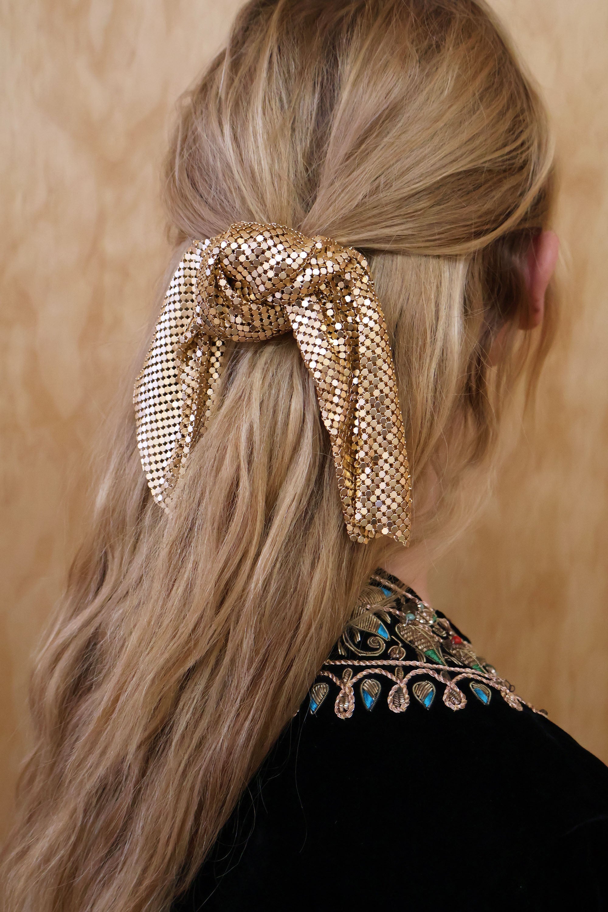 MAILLEAU KNOTTED DRAPED BARRETTE Clips & Barrettes Epona Valley 