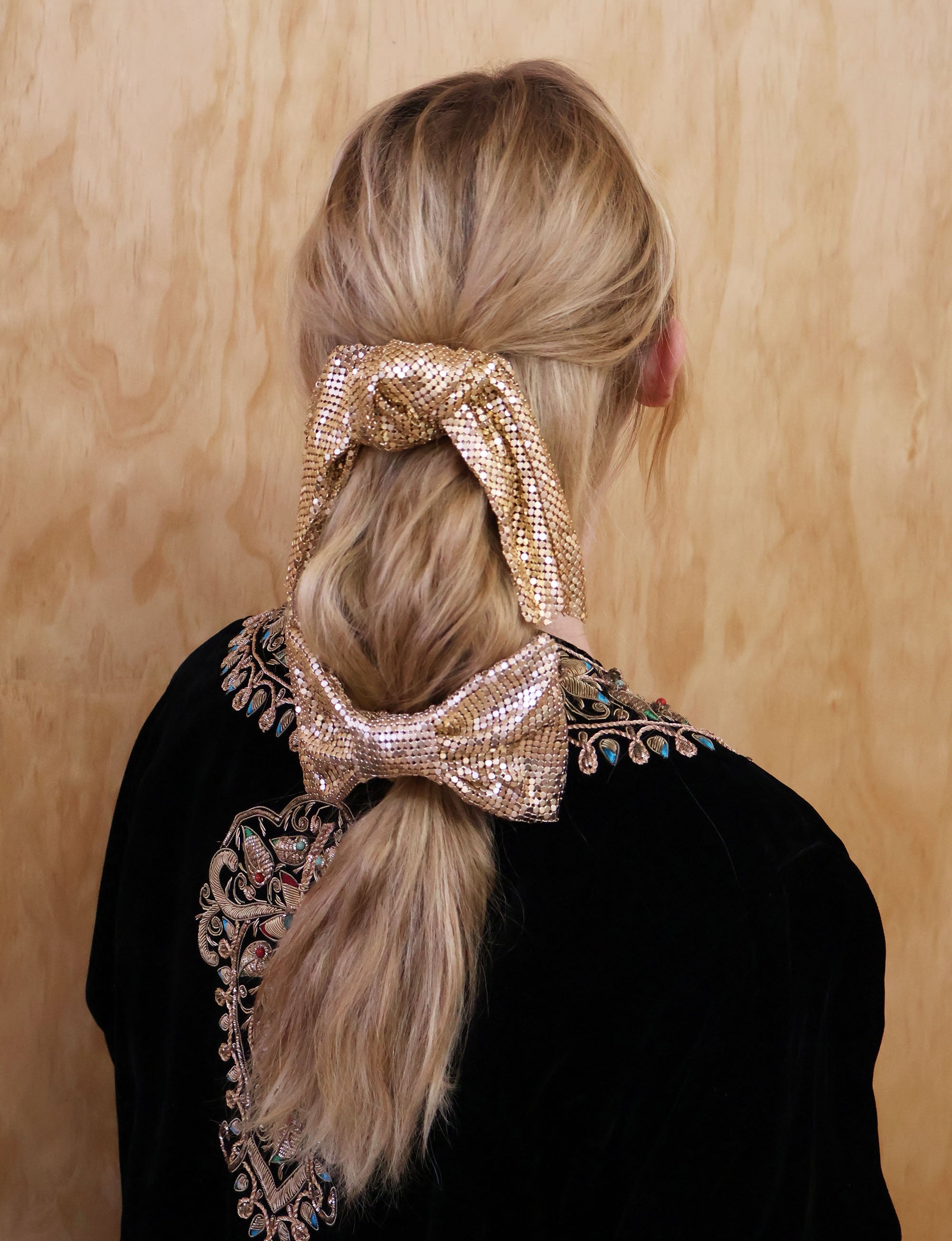 MAILLEAU KNOTTED DRAPED BARRETTE Clips & Barrettes Epona Valley 