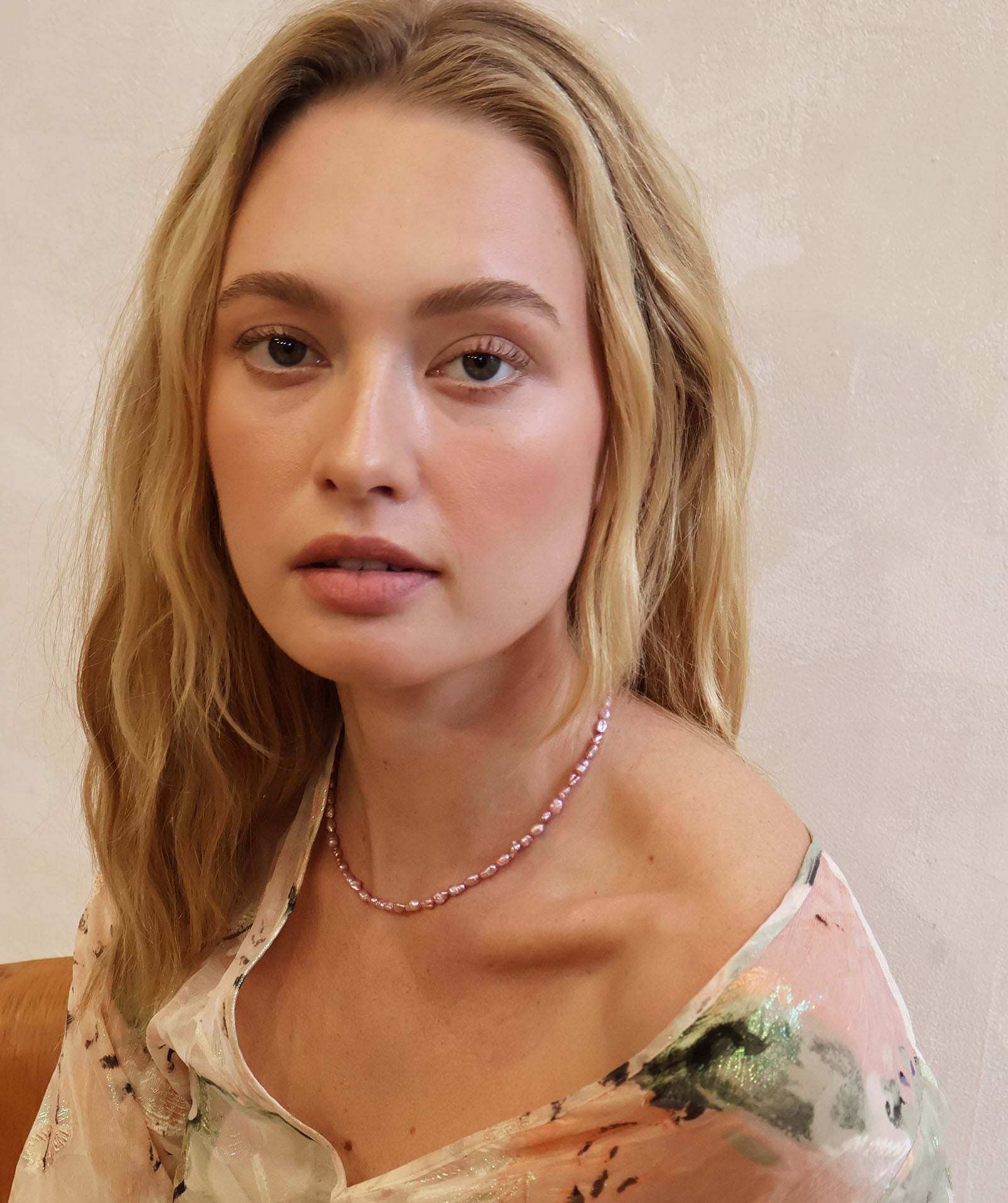 AYA WATERCOLOR BAROQUE PEARL NECKLACE Necklaces Epona Valley 