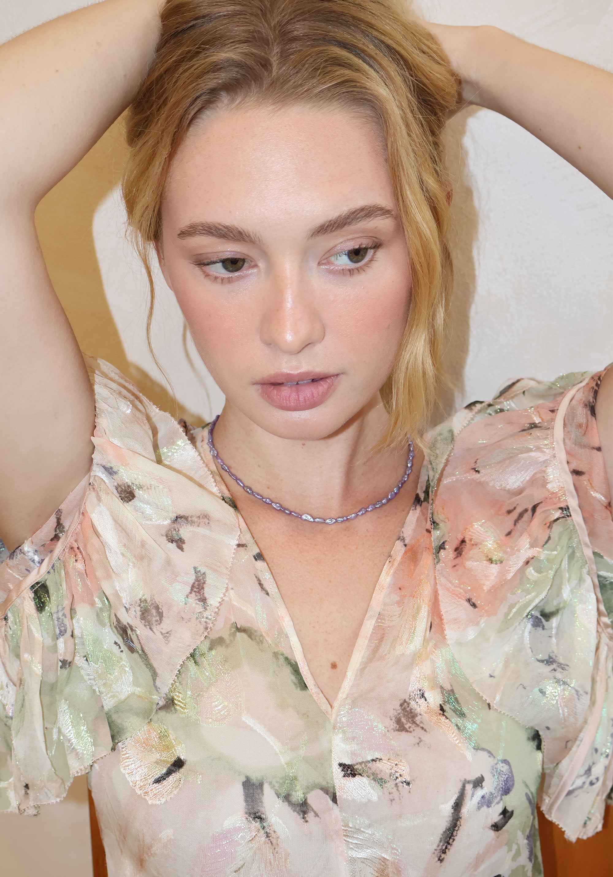 AYA WATERCOLOR BAROQUE PEARL NECKLACE Necklaces Epona Valley 