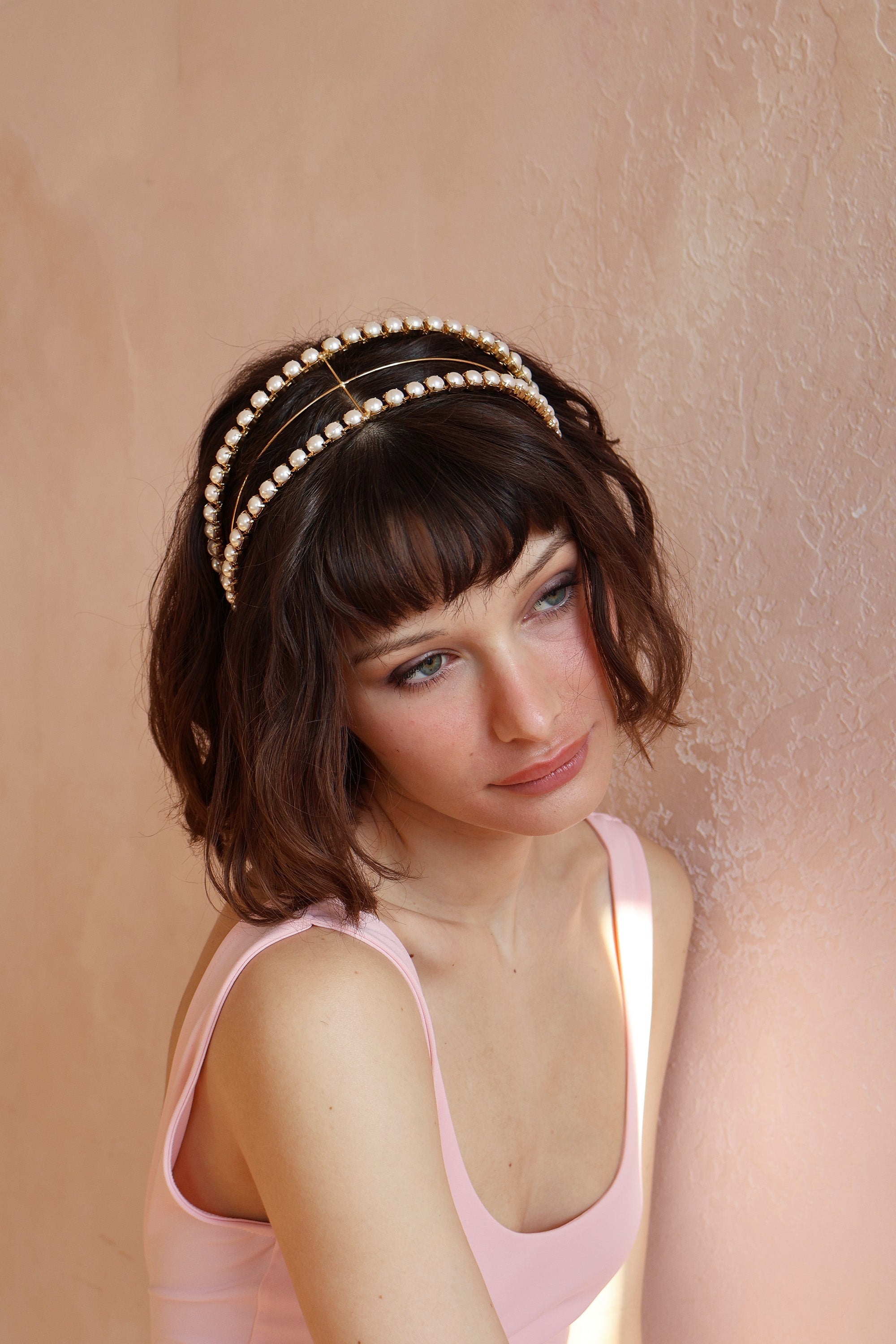PEARL PETITE SAINT GERMAINE HEADBAND Headbands & Crowns Epona Valley 