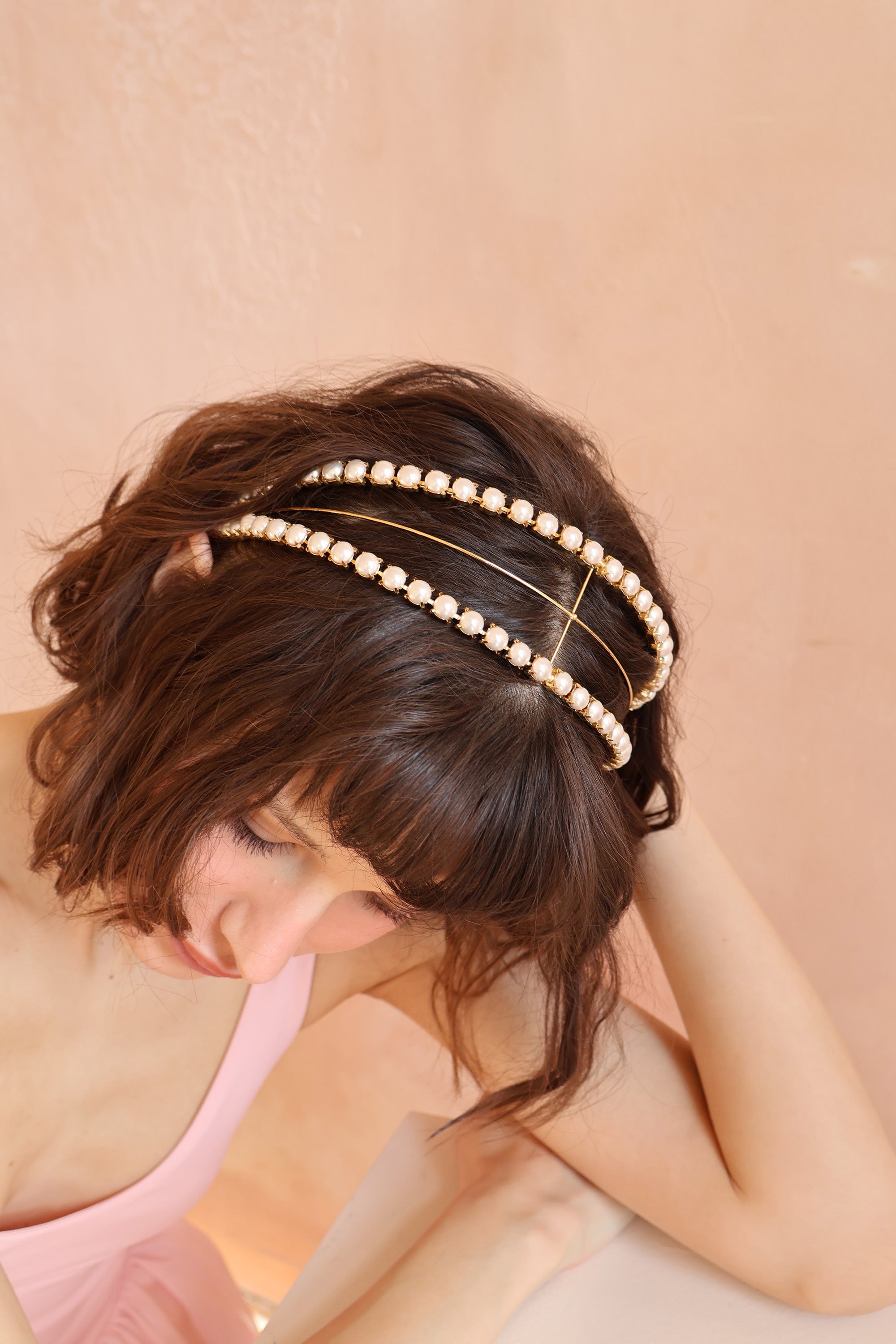PEARL PETITE SAINT GERMAINE HEADBAND Headbands & Crowns Epona Valley 