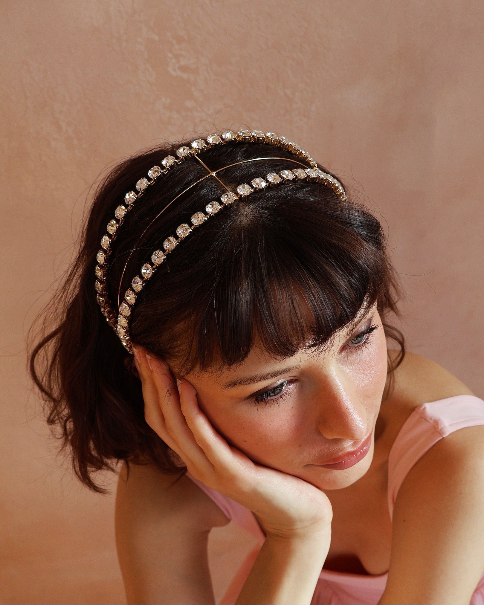 SWAROVSKI PETITE SAINT GERMAINE HEADBAND Headbands & Crowns Epona Valley 