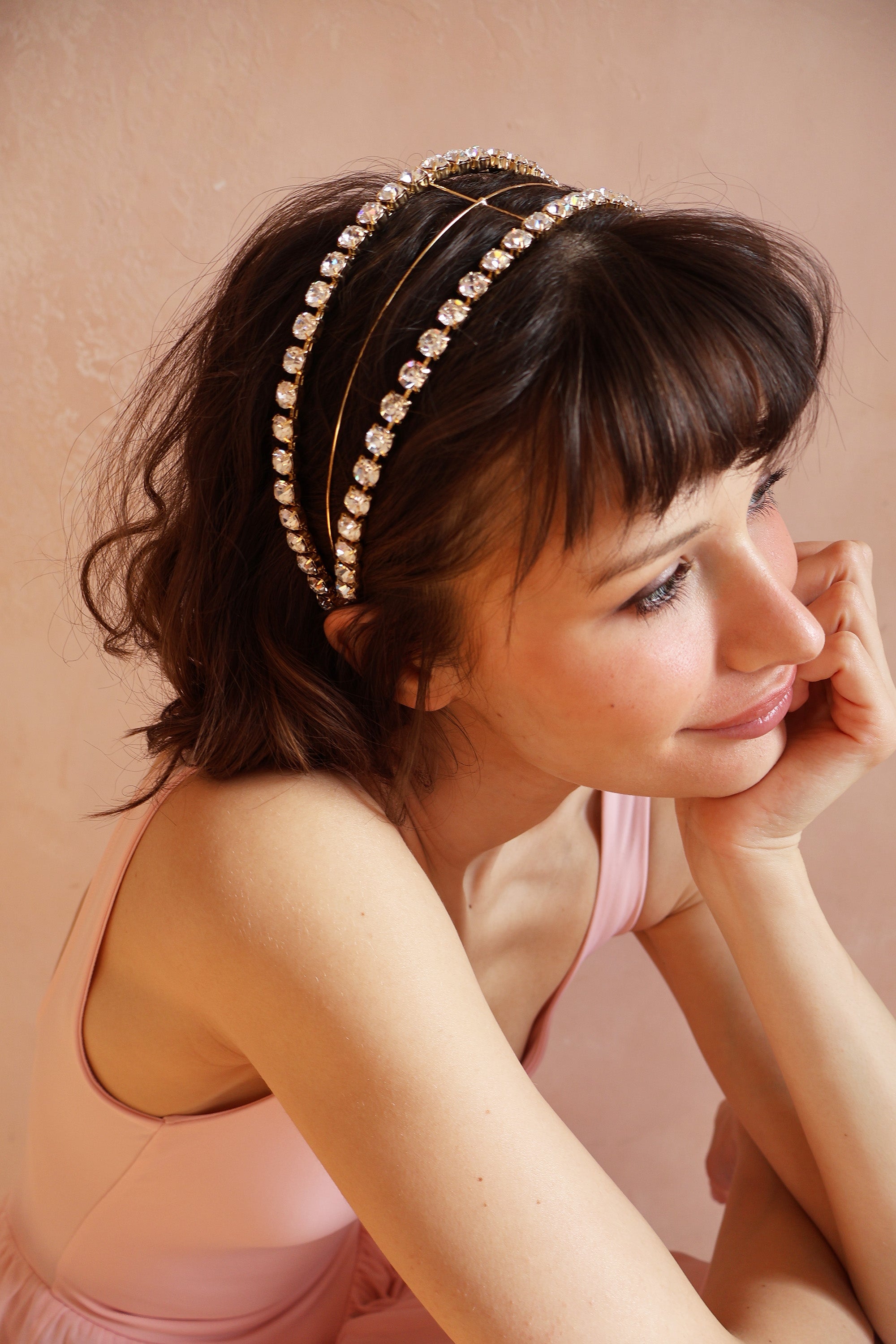 SWAROVSKI PETITE SAINT GERMAINE HEADBAND Headbands & Crowns Epona Valley 