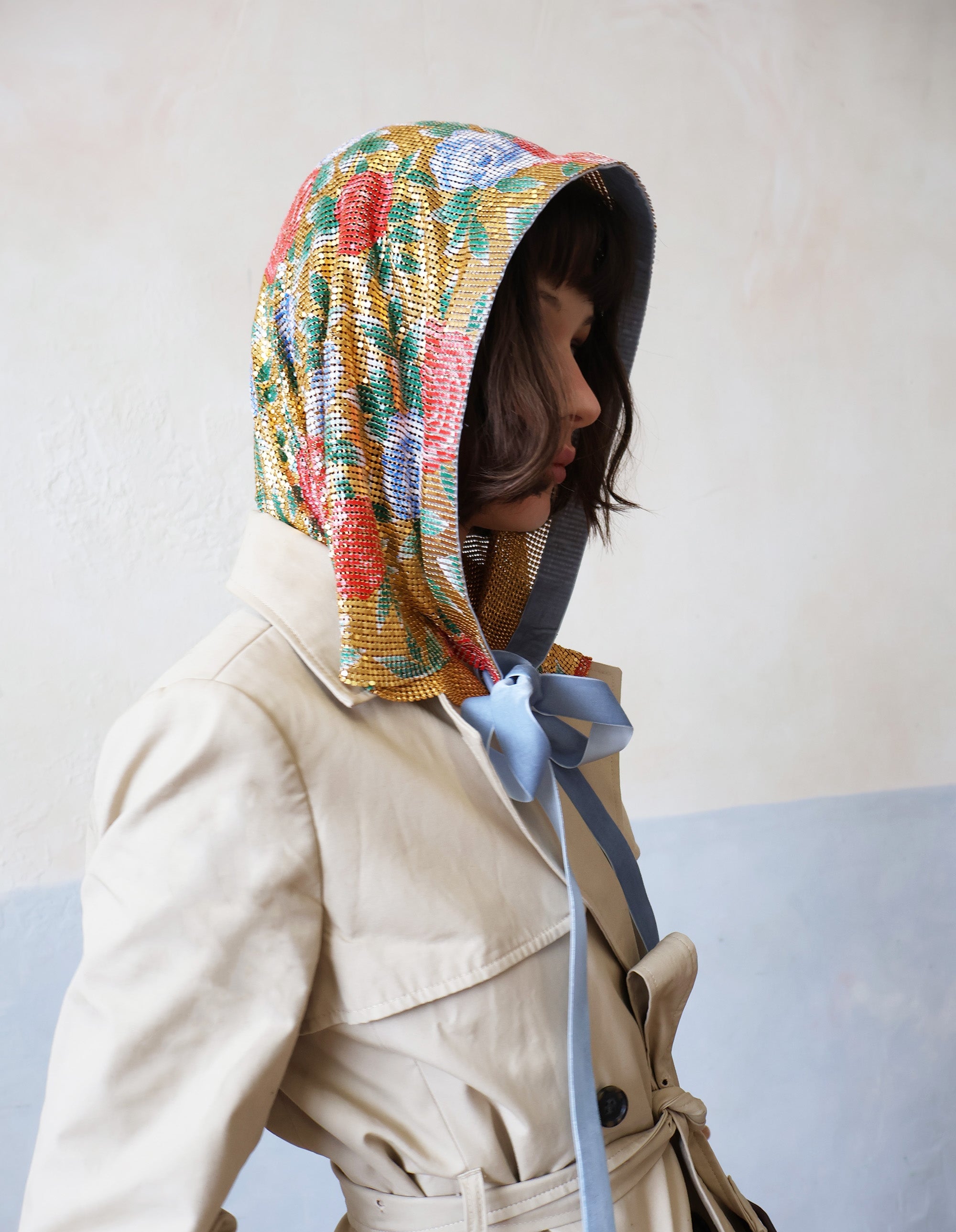 ROSARIUM HOOD SCARF CAPE Headbands & Crowns Epona Valley 