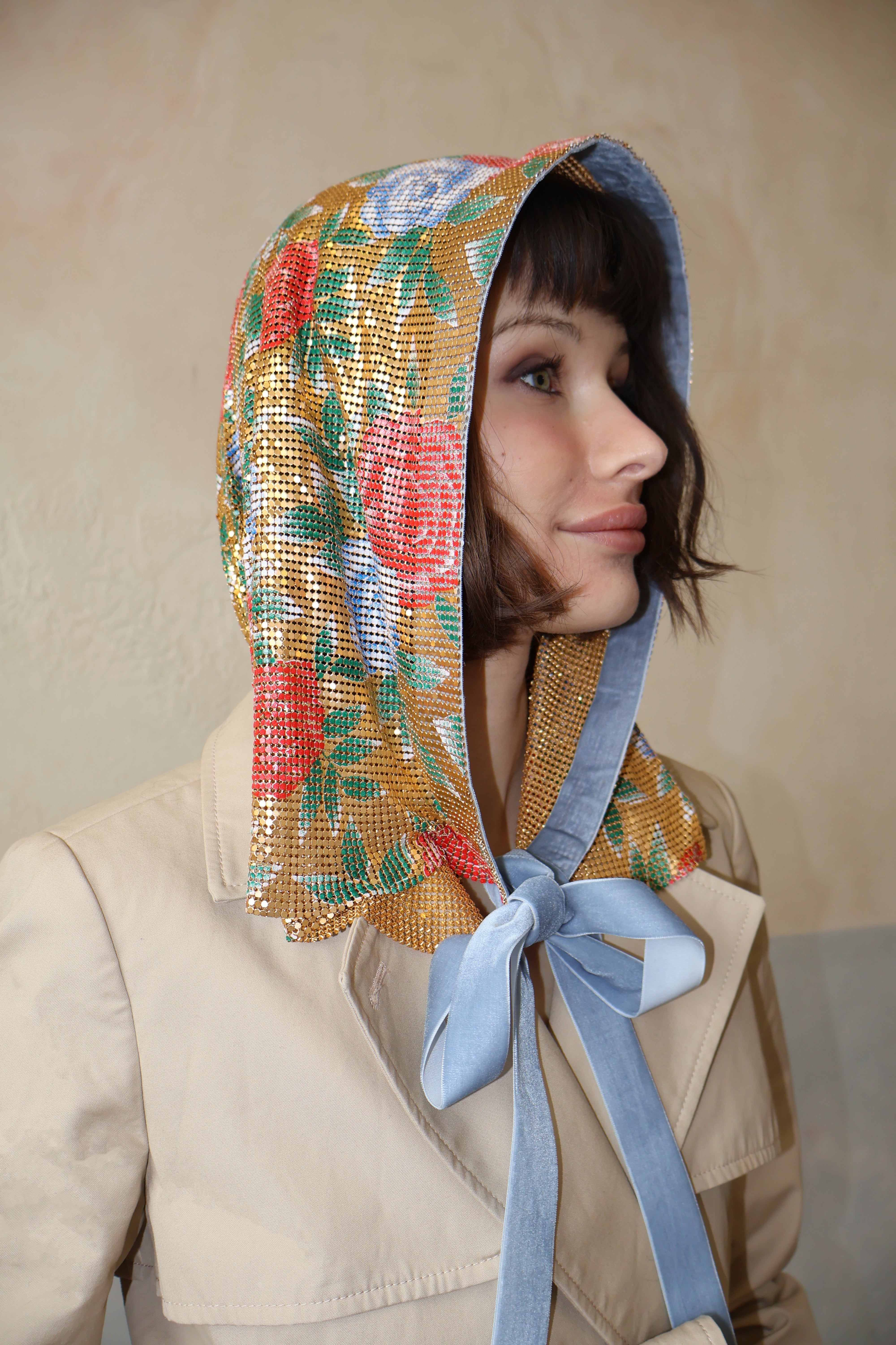 ROSARIUM HOOD SCARF CAPE Headbands & Crowns Epona Valley 