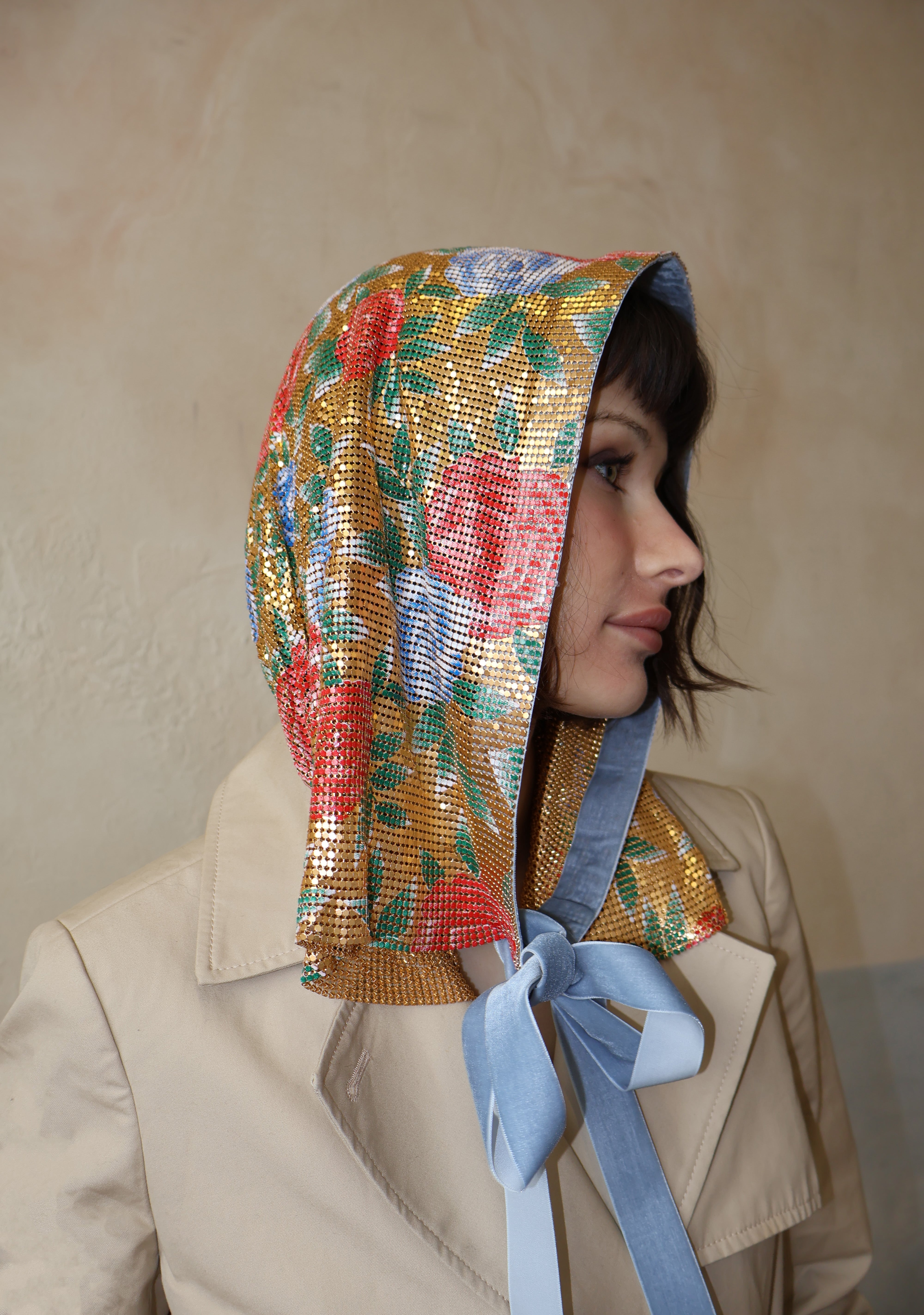 ROSARIUM HOOD SCARF CAPE Headbands & Crowns Epona Valley 