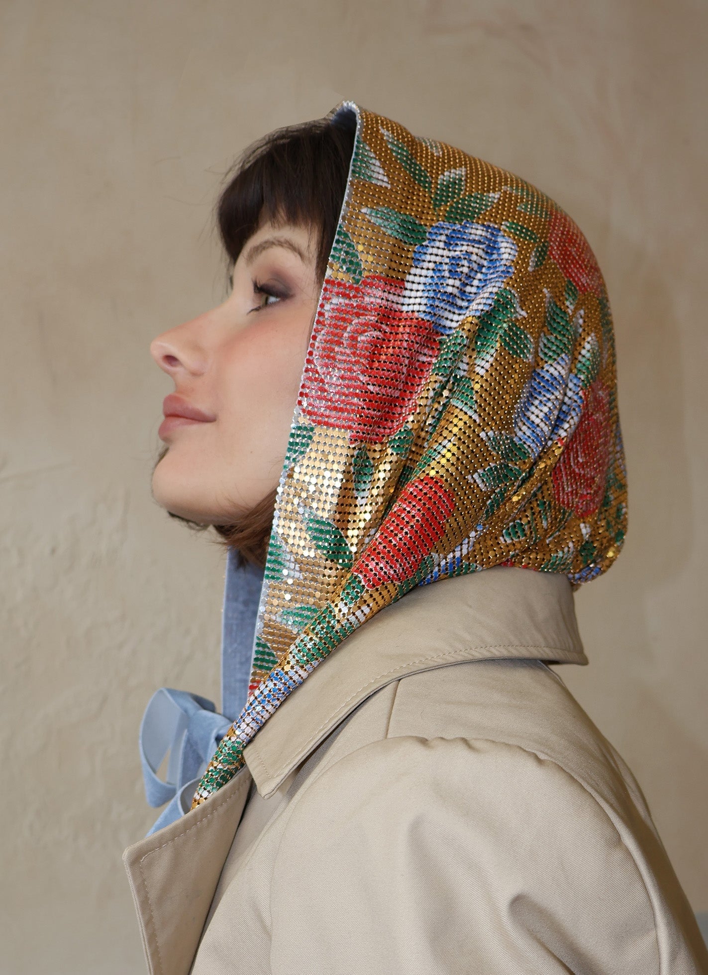 ROSARIUM HOOD SCARF CAPE Headbands & Crowns Epona Valley 