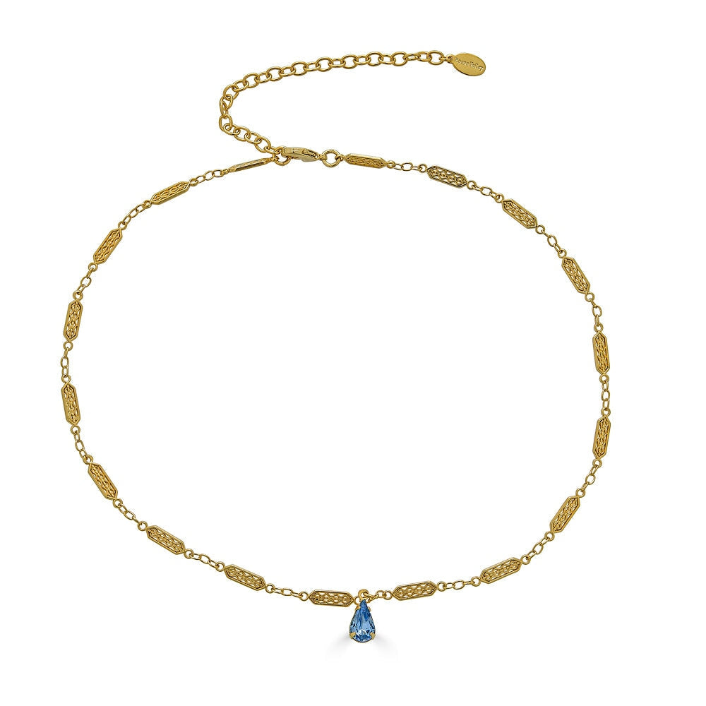 ISABELLA DROP NECKLACE - Epona Valley | Luxury Hair Accessories | Bridal Accessories | Made In NYC