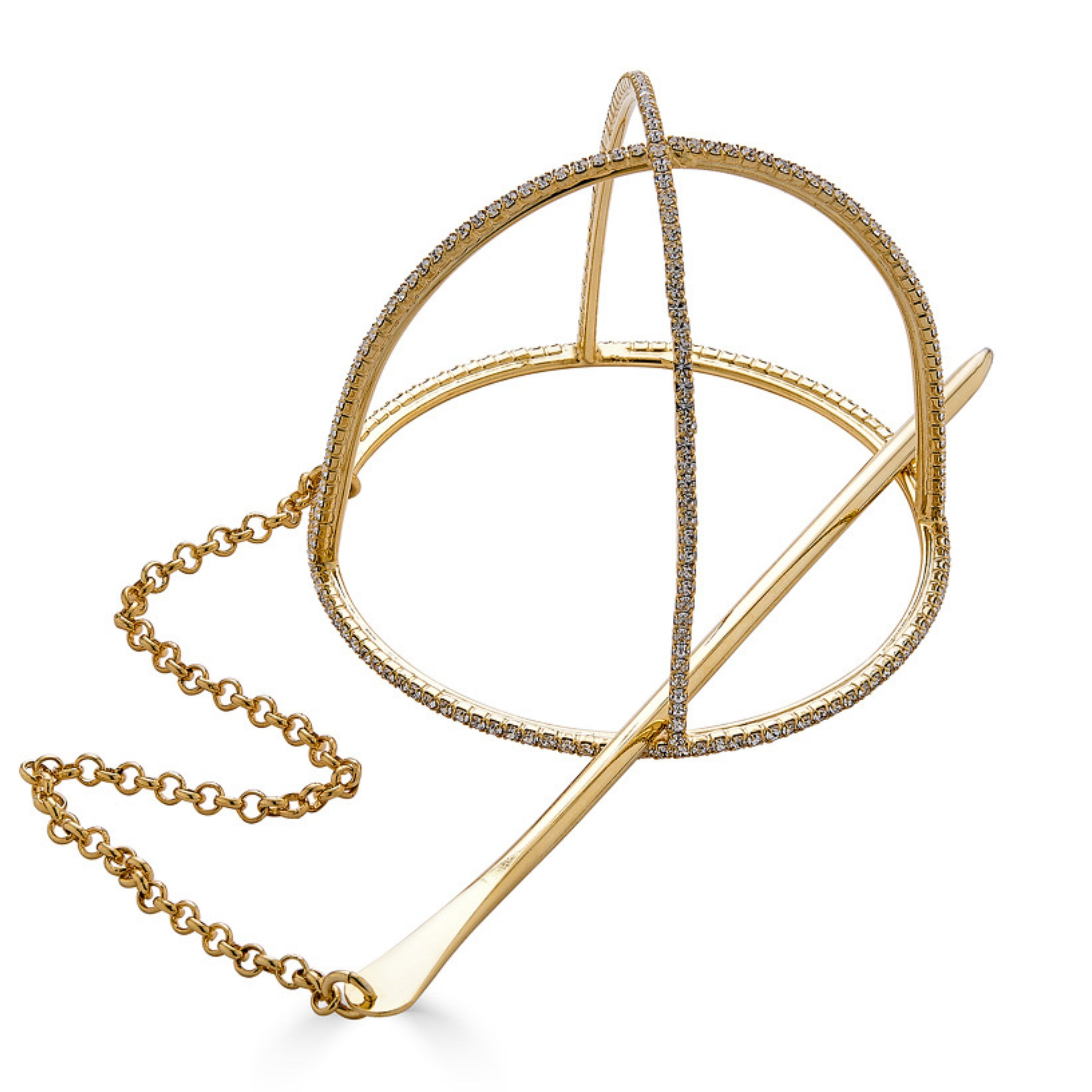 SAINT GERMAINE SWAROVSKI BUN CAGE Bun & Pony Epona Valley 