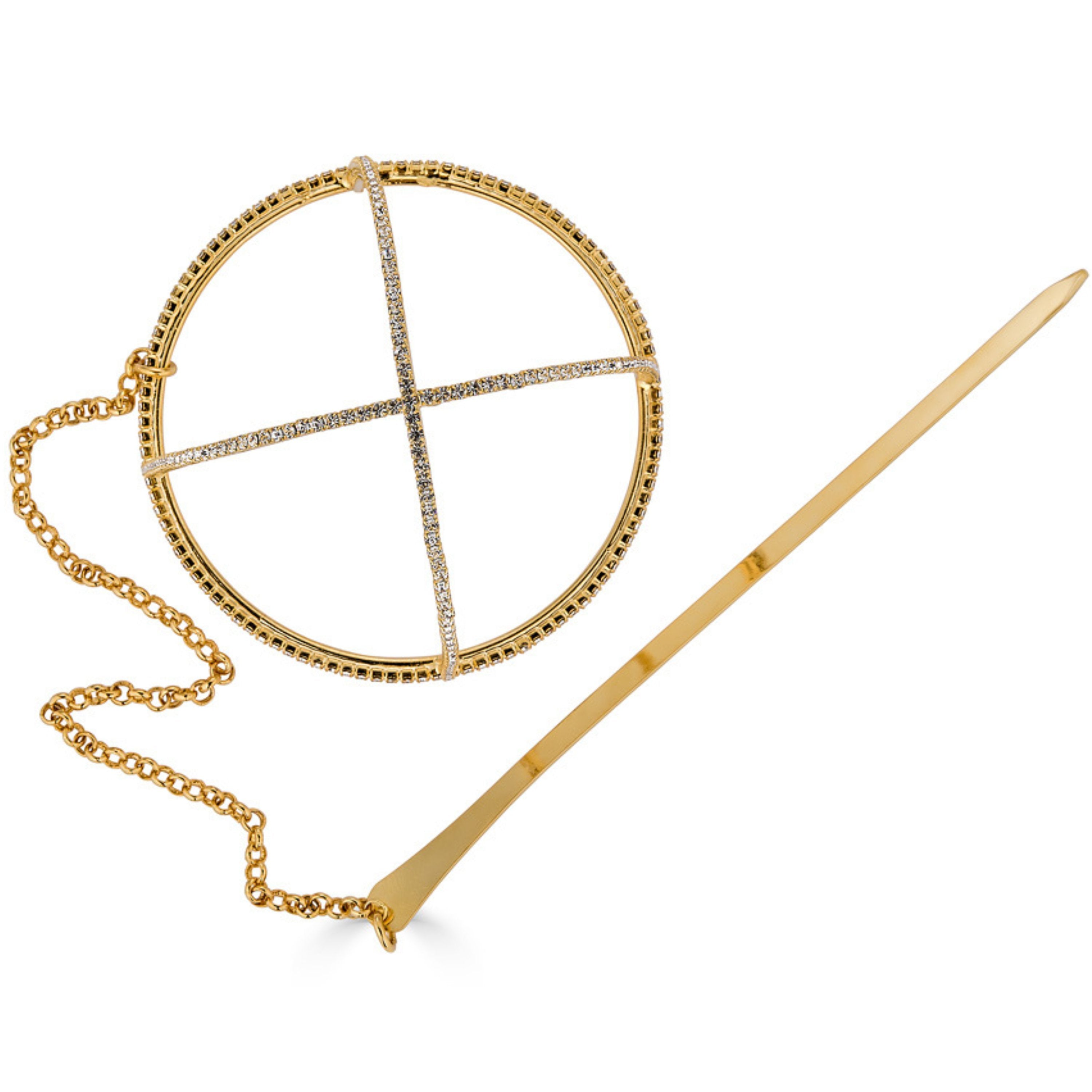 SAINT GERMAINE SWAROVSKI BUN CAGE Bun & Pony Epona Valley 