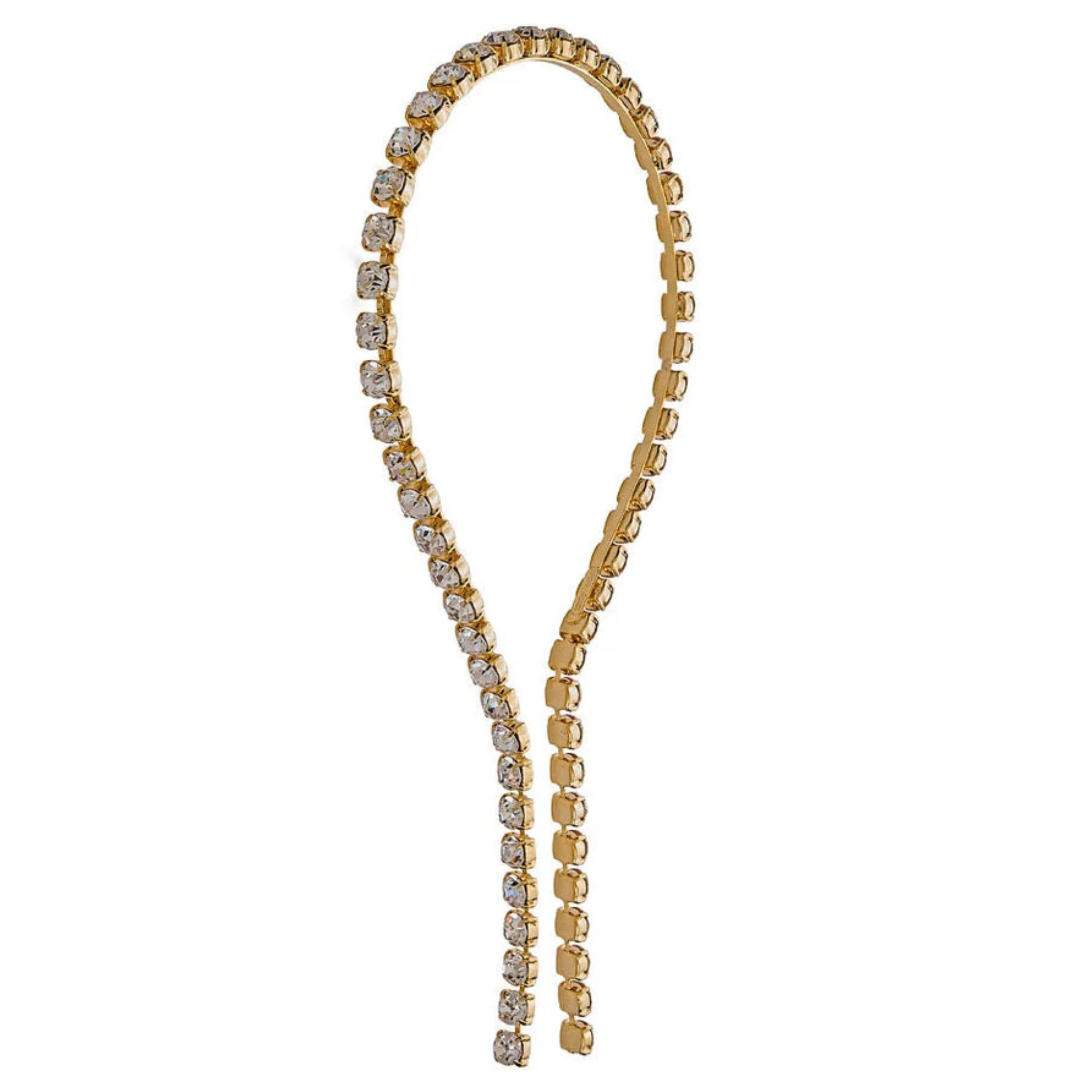 JOSEPHINA MAGNUS SWAROVSKI DROP CHAIN HEADBAND Headbands & Crowns Epona Valley 