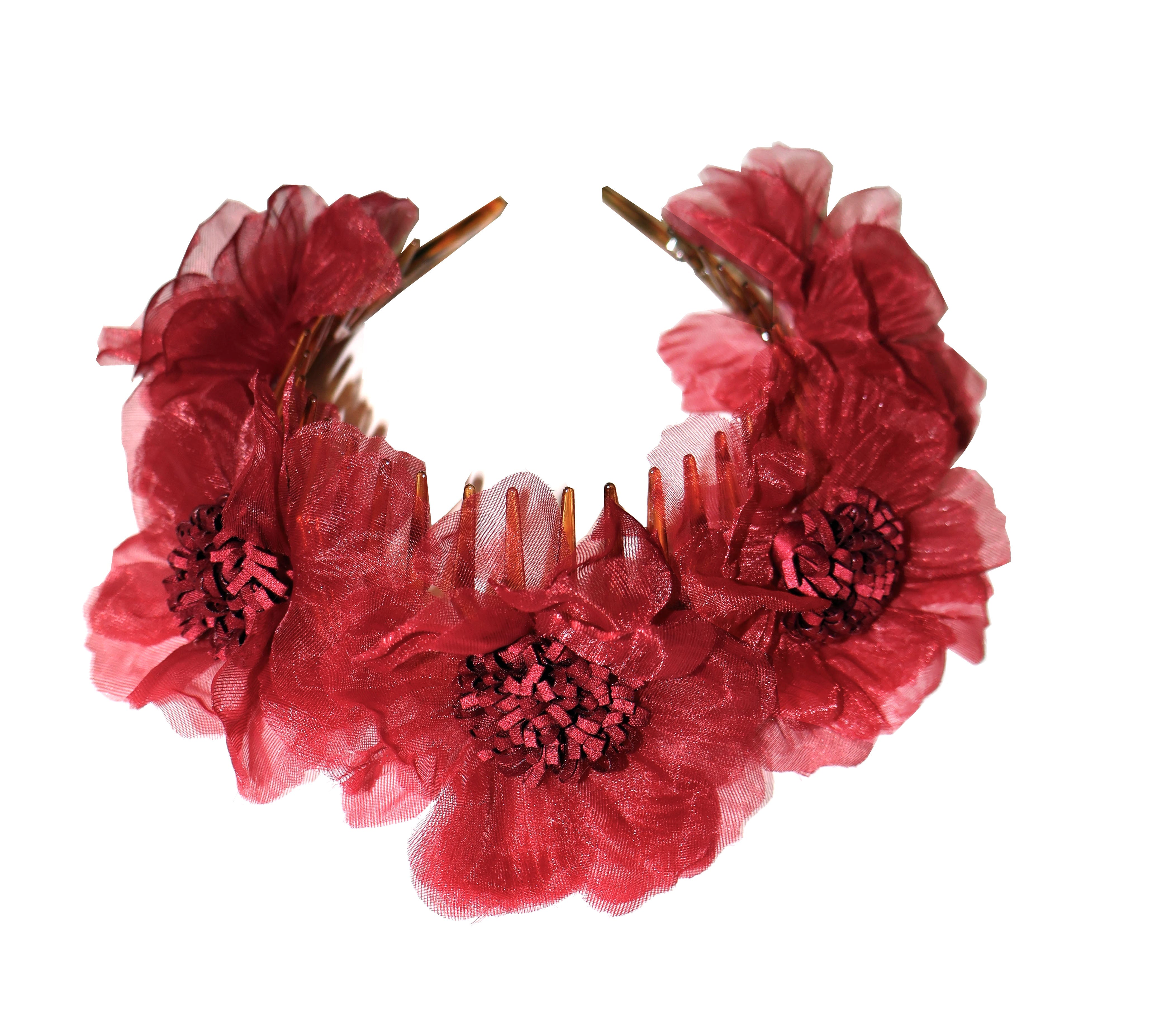 ISADORA HEADBAND Headbands & Crowns Epona Valley CRIMSON 