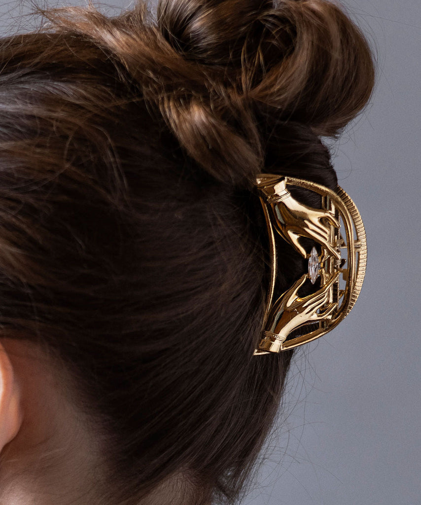 CLADDAGH CLAW CLIP - Epona Valley | Luxury Hair Accessories | Bridal Accessories | Made In NYC