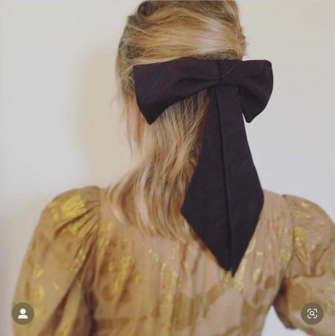 ISABELLA LINEN BOW BARRETTE - Epona Valley | Luxury Hair Accessories | Bridal Accessories | Made In NYC