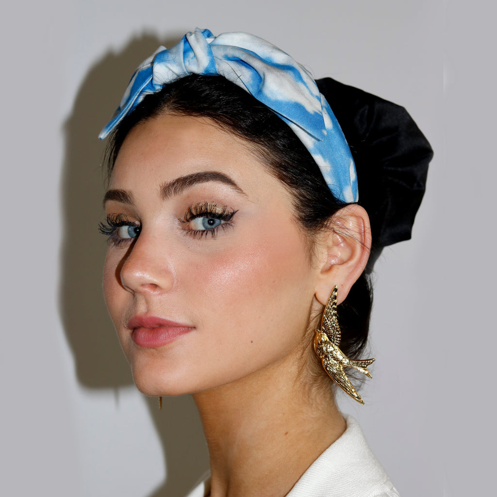 SINGLE BOW SIGNATURE HEADBAND - Epona Valley | Luxury Hair Accessories | Bridal Accessories | Made In NYC