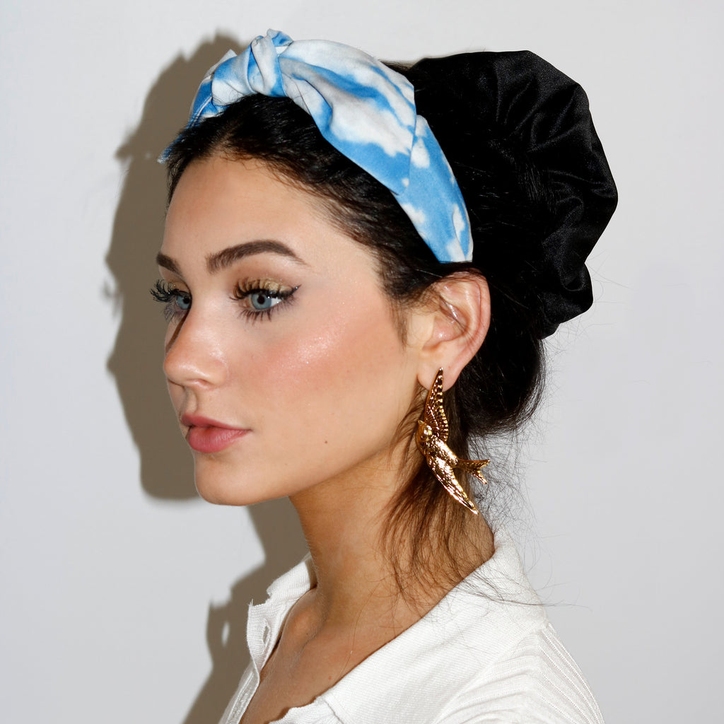 SINGLE BOW SIGNATURE HEADBAND - Epona Valley | Luxury Hair Accessories | Bridal Accessories | Made In NYC