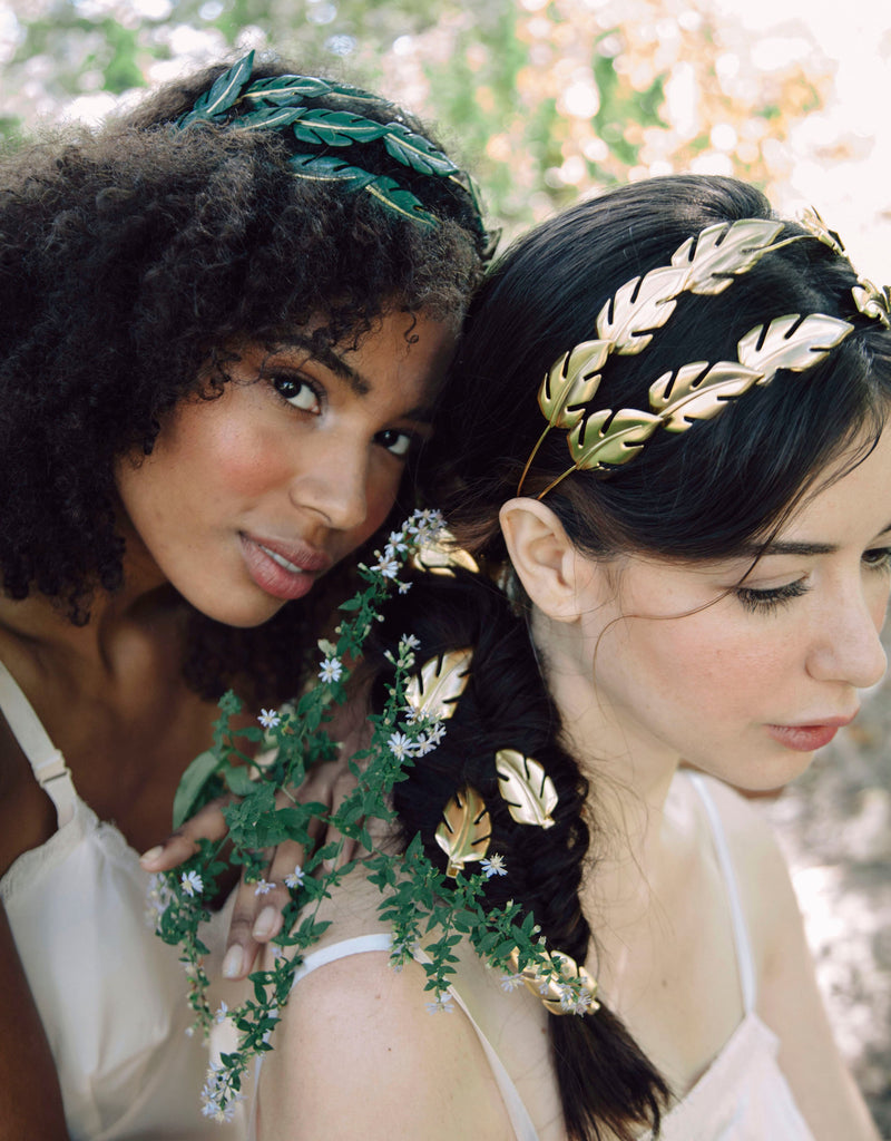 MONSTERA MUSA HEADBAND - Epona Valley | Luxury Hair Accessories | Bridal Accessories | Made In NYC