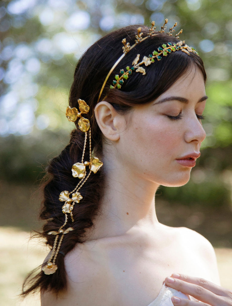 GREEN GABLES HEADBAND - Epona Valley | Luxury Hair Accessories | Bridal Accessories | Made In NYC