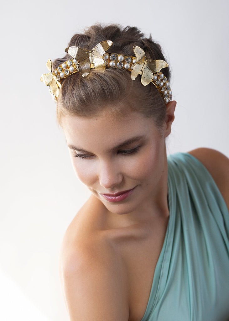 ELYSIAN FIELDS CROWN - Epona Valley | Luxury Hair Accessories | Bridal Accessories | Made In NYC