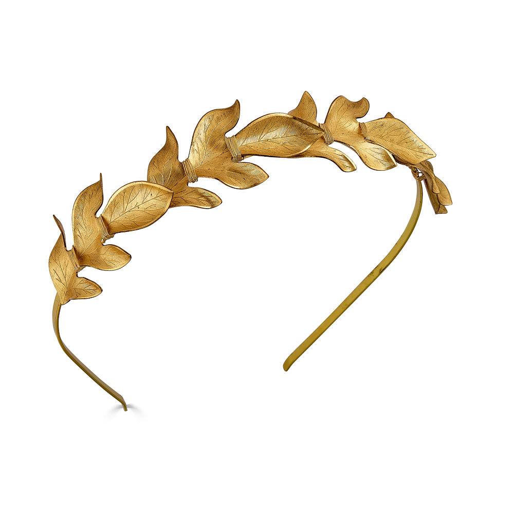 MERMAID GOLD LEAF HEADBAND - Epona Valley | Luxury Hair Accessories | Bridal Accessories | Made In NYC