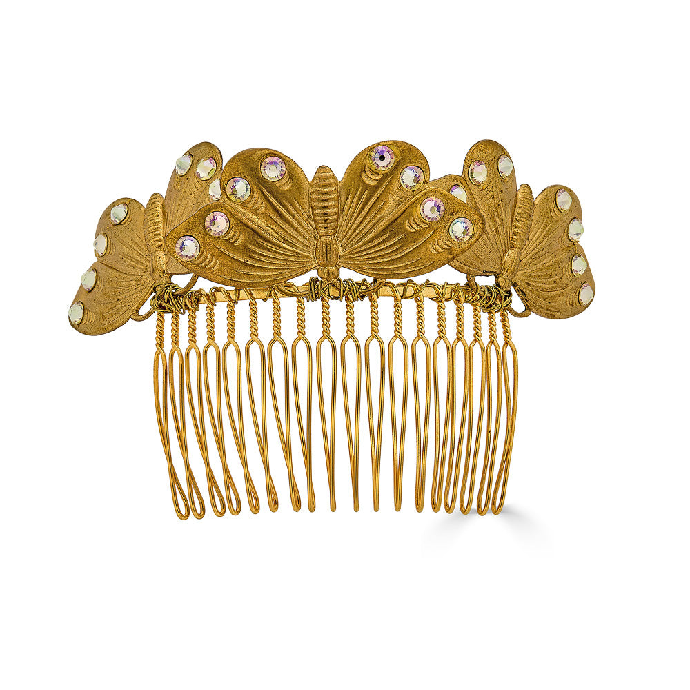 PAPILLON GARDENS COMB - Epona Valley | Luxury Hair Accessories | Bridal Accessories | Made In NYC