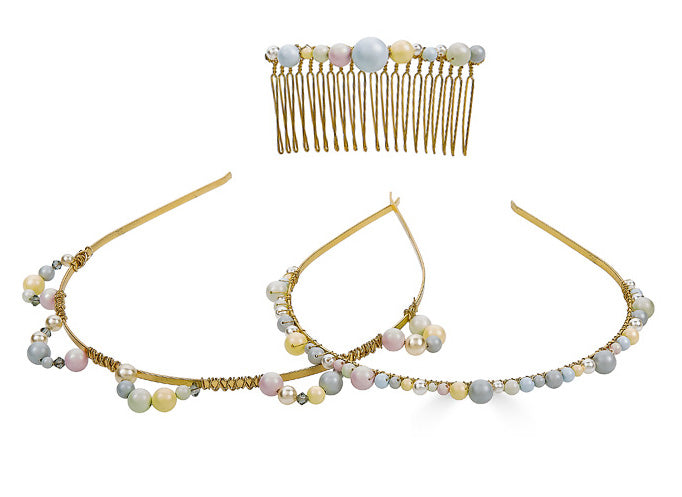 PASTEL PARTY SET - Epona Valley | Luxury Hair Accessories | Bridal Accessories | Made In NYC