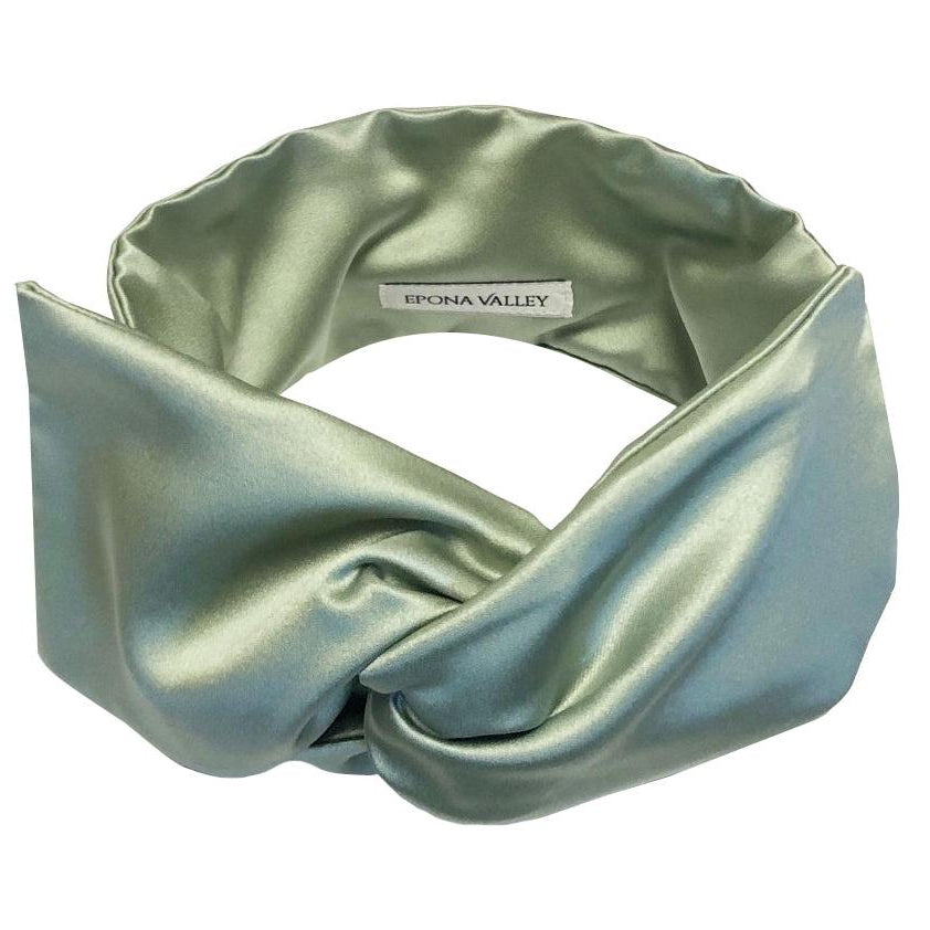 GLEMBY WRAP IN SATIN - Epona Valley | Luxury Hair Accessories | Bridal Accessories | Made In NYC