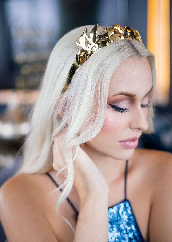 GOLDEN WINGS CROWN - Epona Valley | Luxury Hair Accessories | Bridal Accessories | Made In NYC