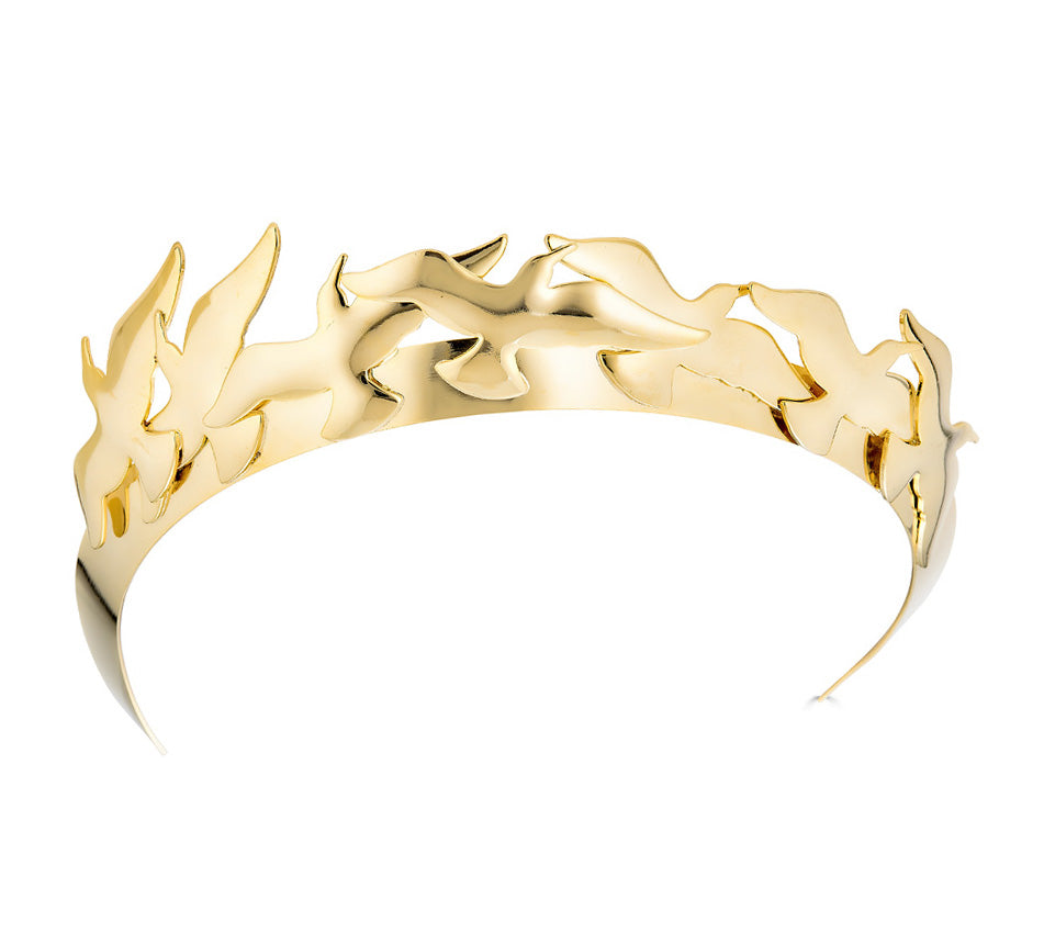 GOLDEN WINGS CROWN - Epona Valley | Luxury Hair Accessories | Bridal Accessories | Made In NYC