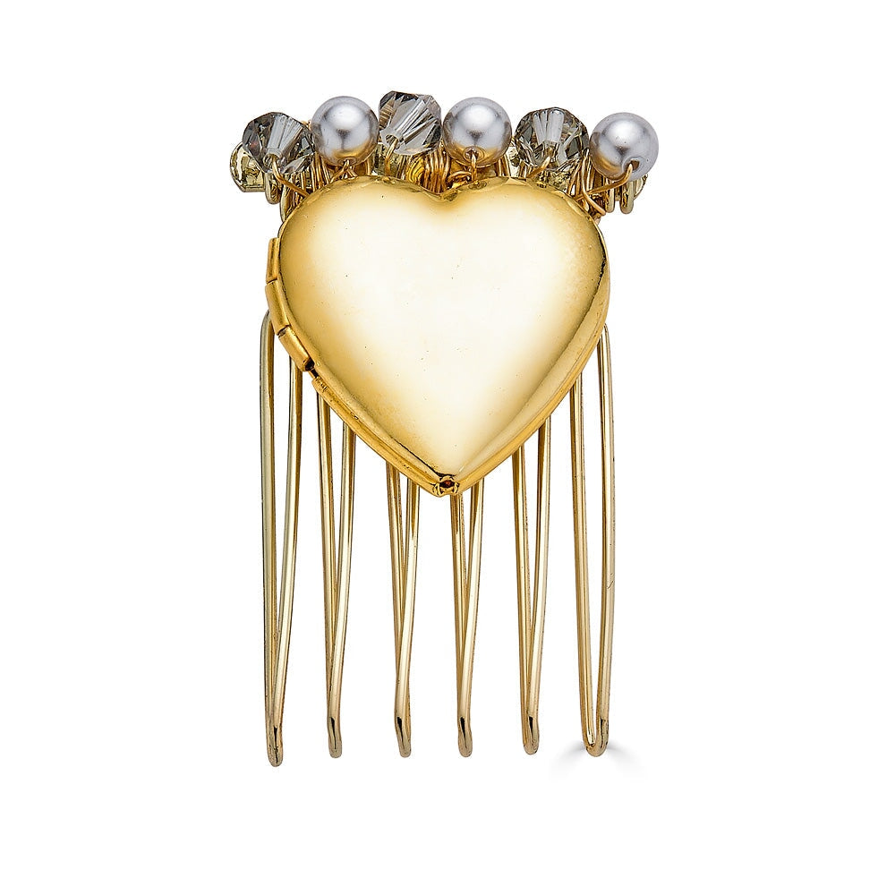 MEMORY LOCKET COMB - Epona Valley | Luxury Hair Accessories | Bridal Accessories | Made In NYC